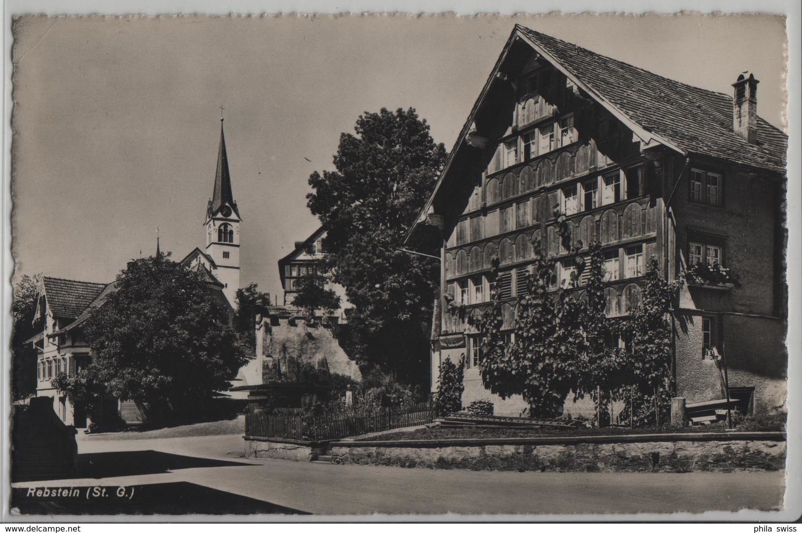 Rebstein - Dorfpartie - Photo: Wehrli - Stein