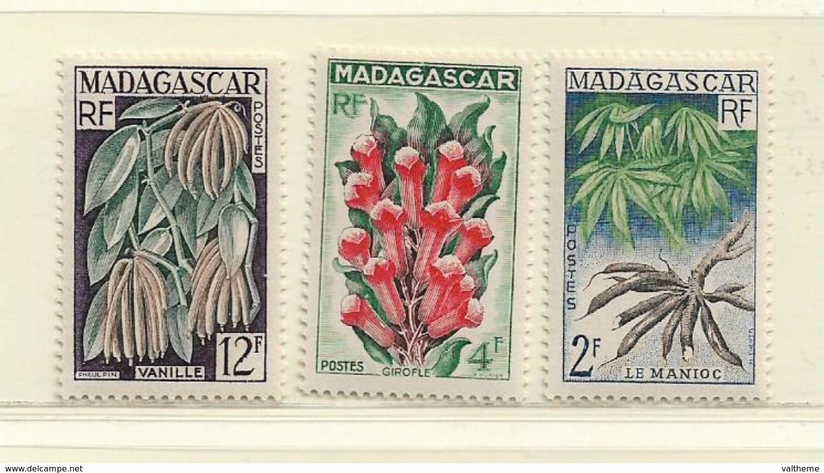 MADAGASCAR  ( D18 - 2910 )  1957  N° YVERT ET TELLIER   N° 332/334   N** - Unused Stamps