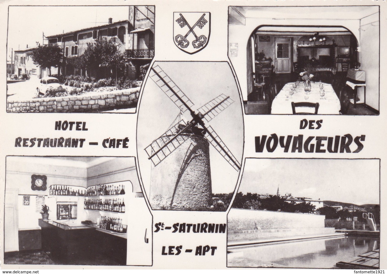 HOTEL RESTAURANT CAFE DES VOYAGEURS MULTIVUES /ST SATURNIN LES APT (CHLOEF) - Hotels & Restaurants