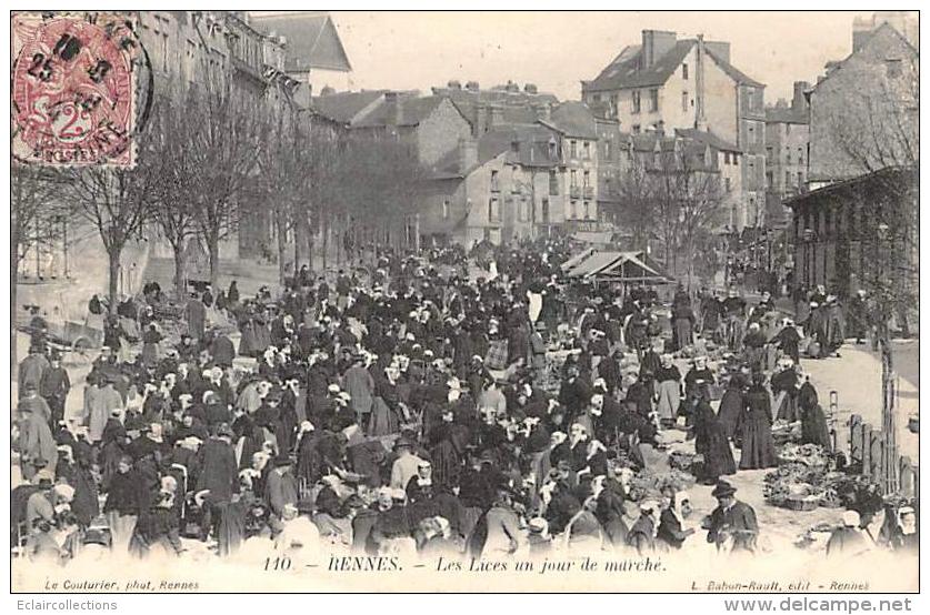 Rennes     35        Marché  Des Lices    (110 Voir Scan) - Rennes