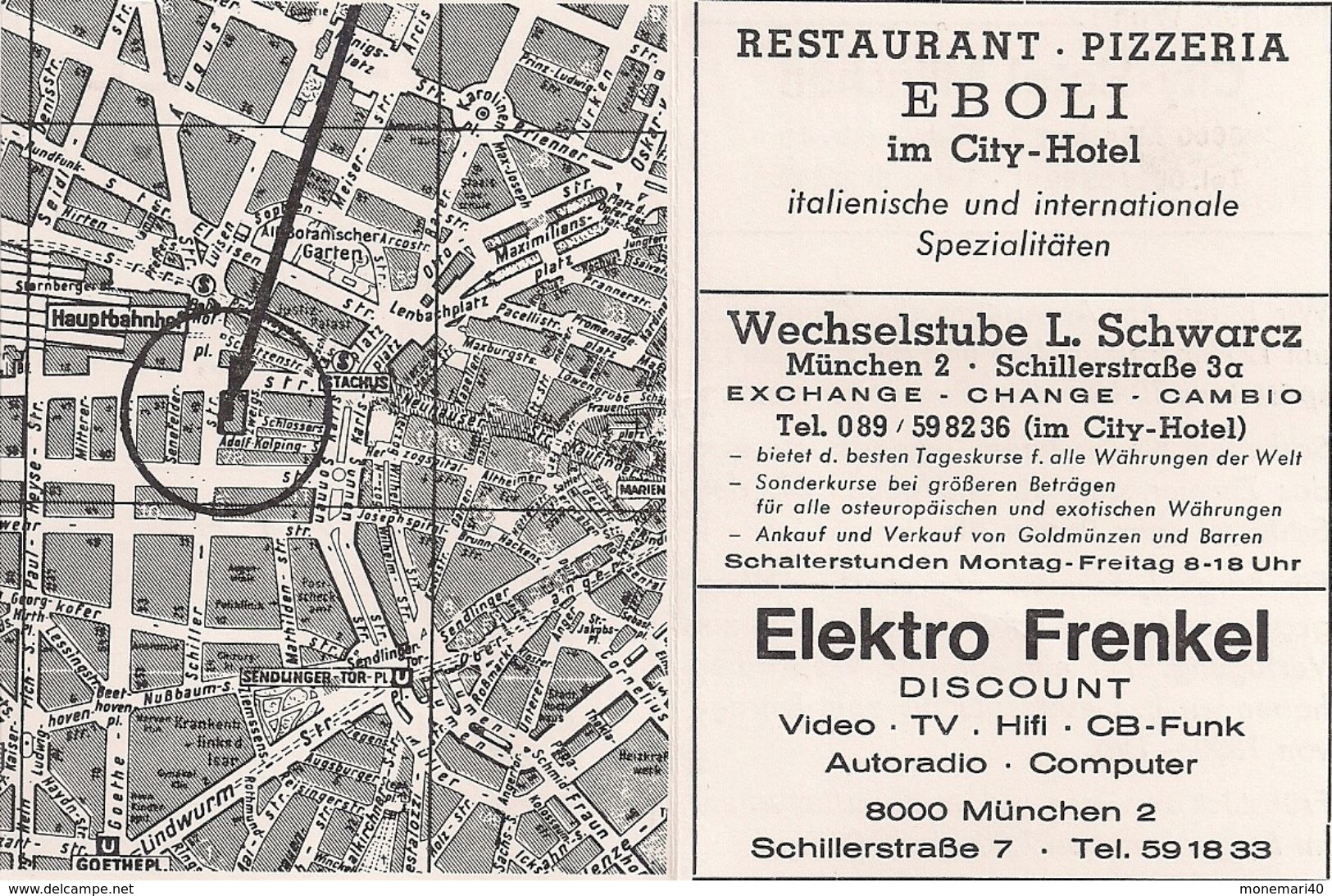 CITY - HOTEL, MUNICH - (Note D'hotel - 1986) - 1950 - ...