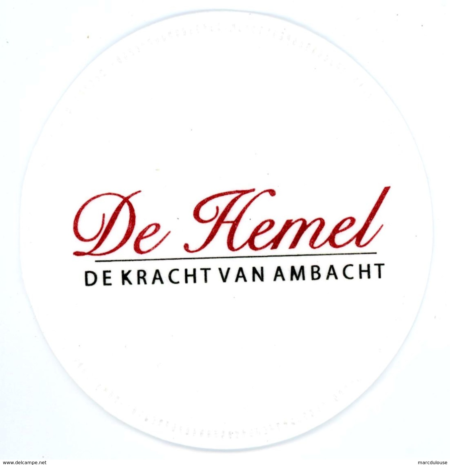 De Hemel. De Kracht Van Ambacht. - Bierviltjes