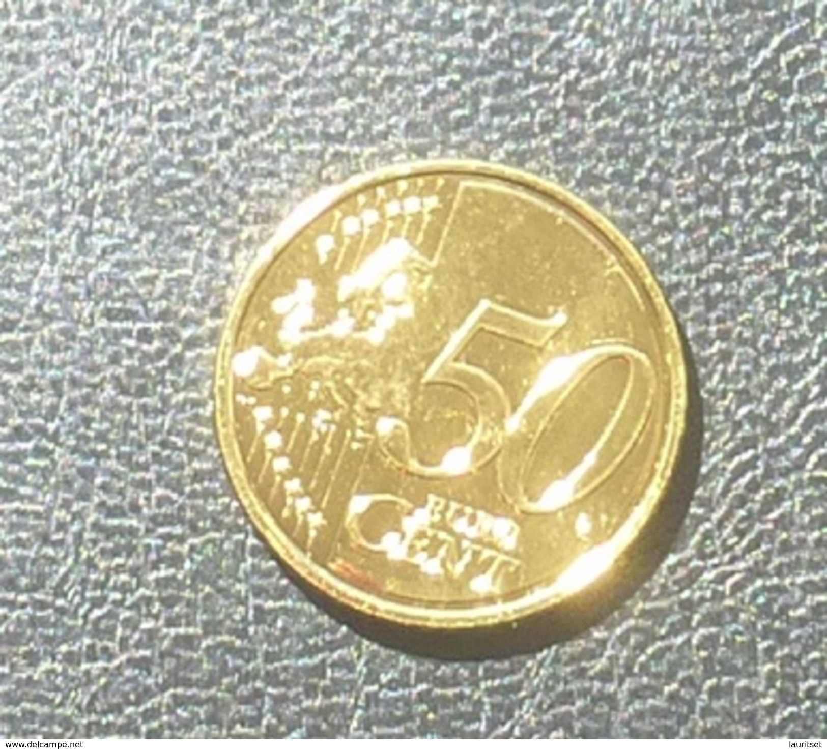 ESTLAND ESTONIA 50 Cent Coin Gold Plated Vergoldet 999/1000 (24 Karat) - Estonia