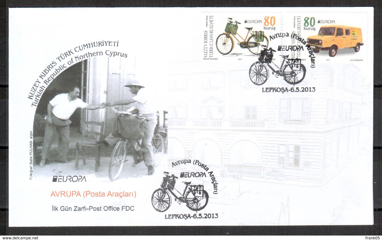 Türkisch-Zypern / Turkish Republic Of Northern Cyprus / Chypre Turc 2013 FDC EUROPA - 2013