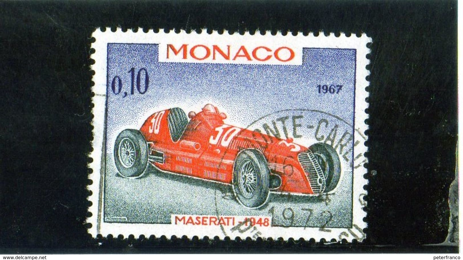 1967 Monaco - G.P. Di Montecarlo - La Maserati - Oblitérés