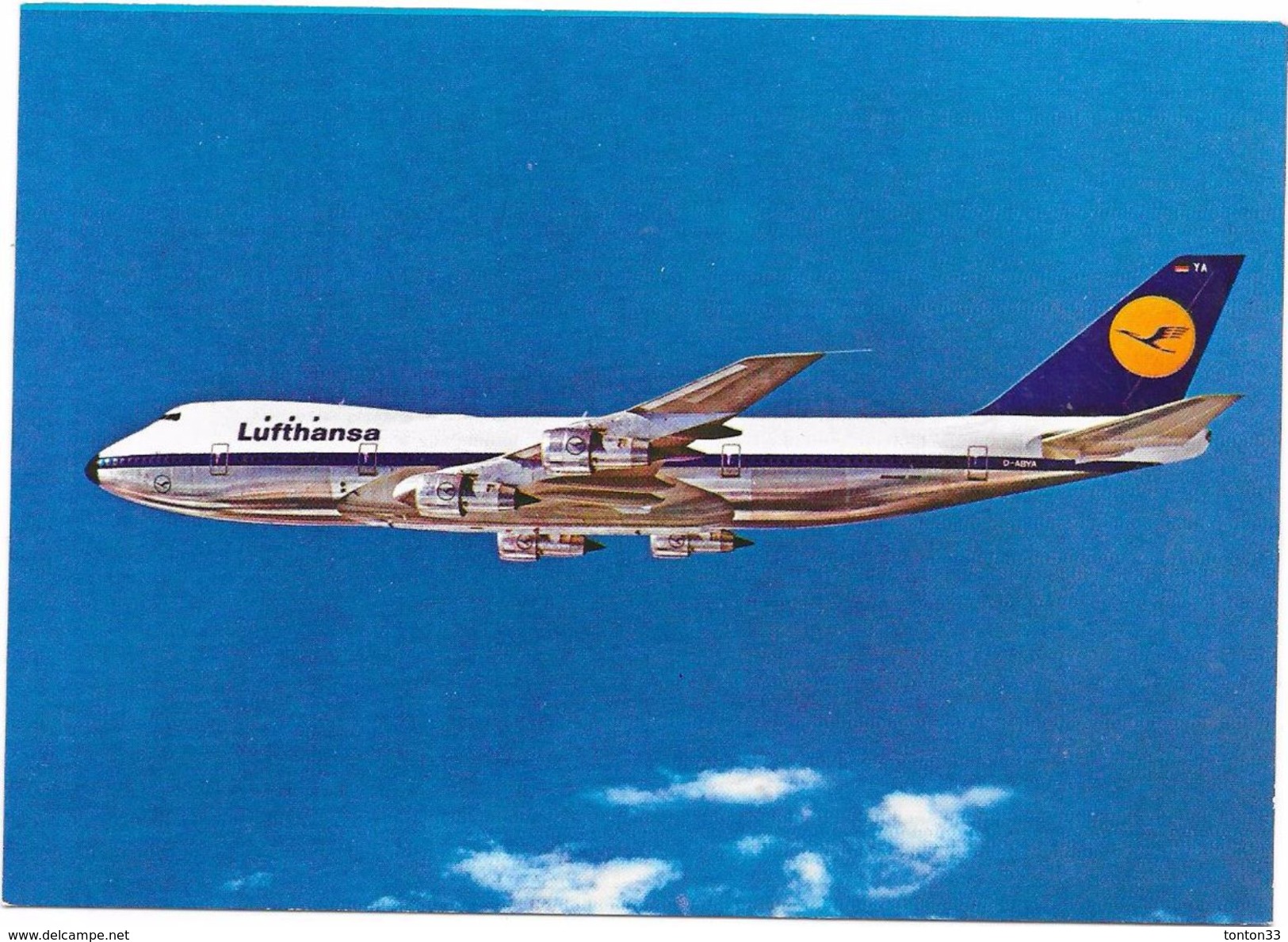 AVION BOEING JET 747 De La Compagnie LUFTHANSA - ORL - - 1946-....: Moderne