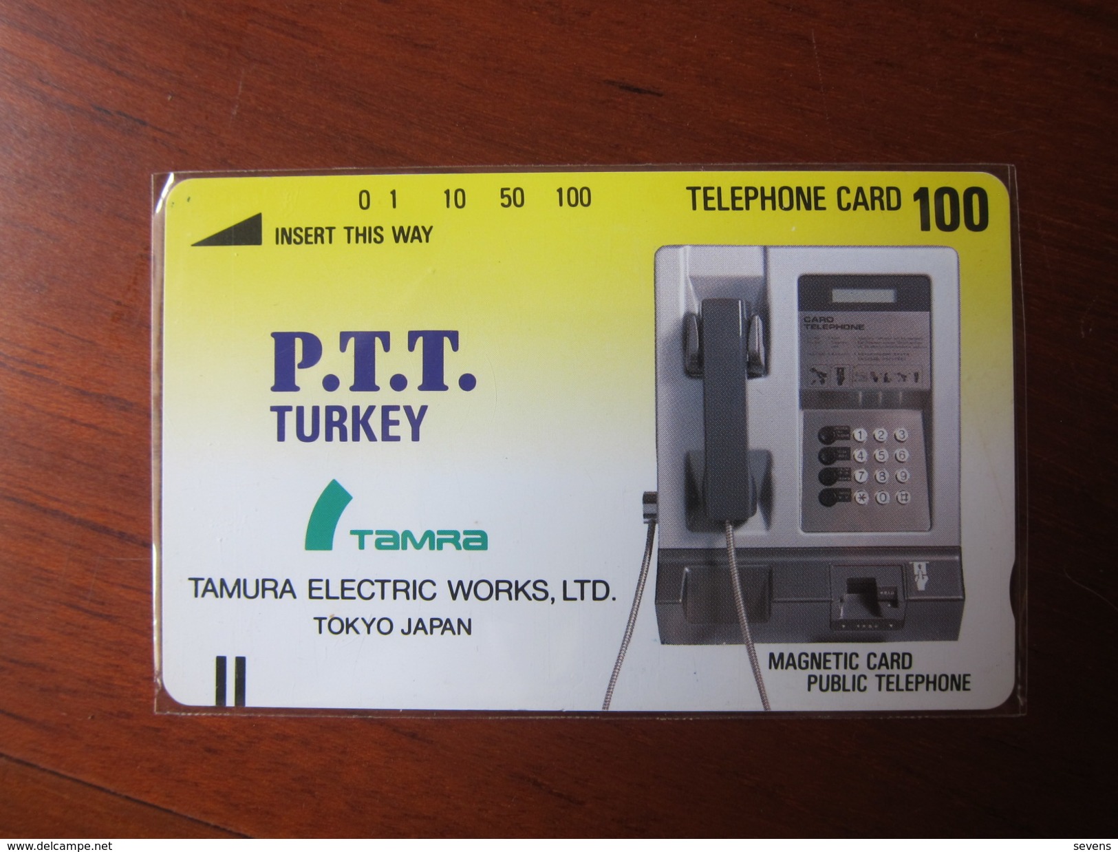 Tamura Phonecard,TR-X-11 1989 P.T.T Turkey,mint - Turchia