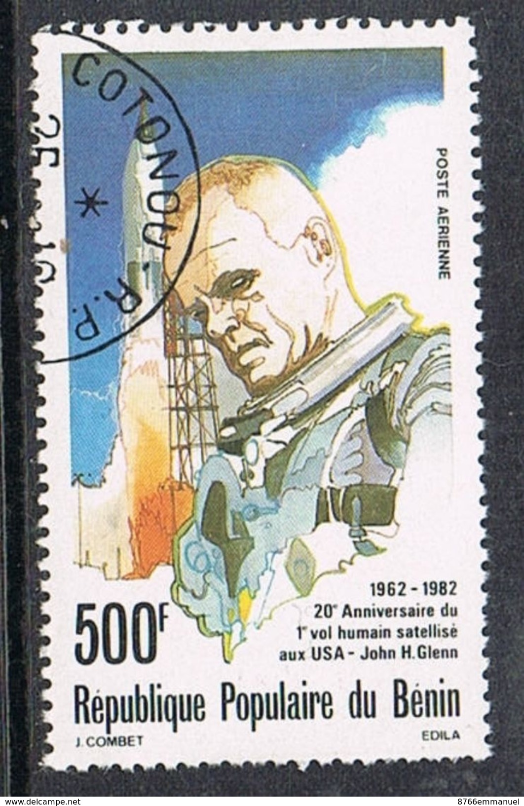 BENIN AERIEN N°302 Espace - Bénin – Dahomey (1960-...)