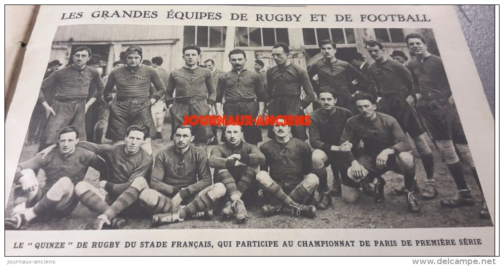 1920 SPORTS ANGLAIS LE JEU DU MUR - RUGBY À BÉZIERS - SADI LECOINTE - EDMOND JACQUELIN - LE STADE FRANÇAIS