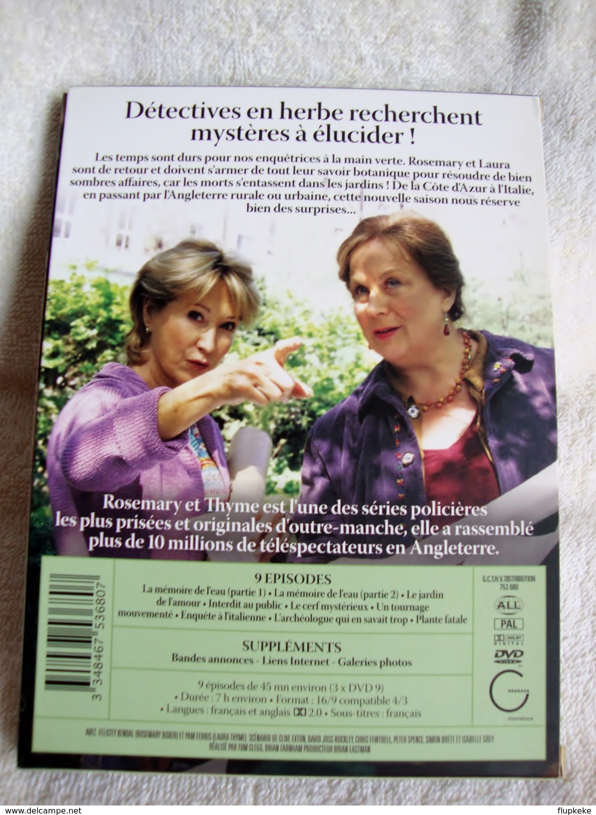 Dvd Zone 2 Rosemary & Thyme - Saison 2 (2004)   Vf+Vostfr - Series Y Programas De TV