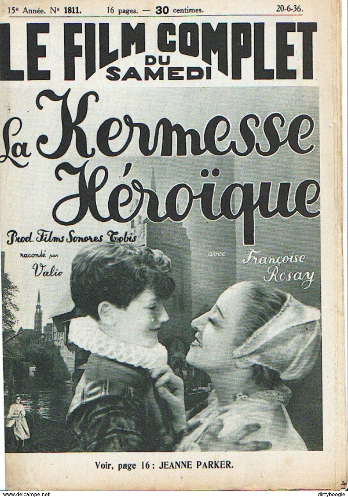 Le FILM COMPLET DU SAMEDI - LA KERMESSE HEROIQUE - Françoise ROSAY - Jeanne PARKER - Cinéma/Télévision