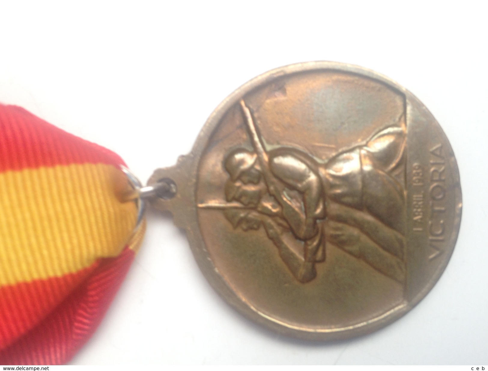 Medalla Alzamiento Y Victoria. España. Ejército Nacional. 1936-1939. Guerra Civil Española - España