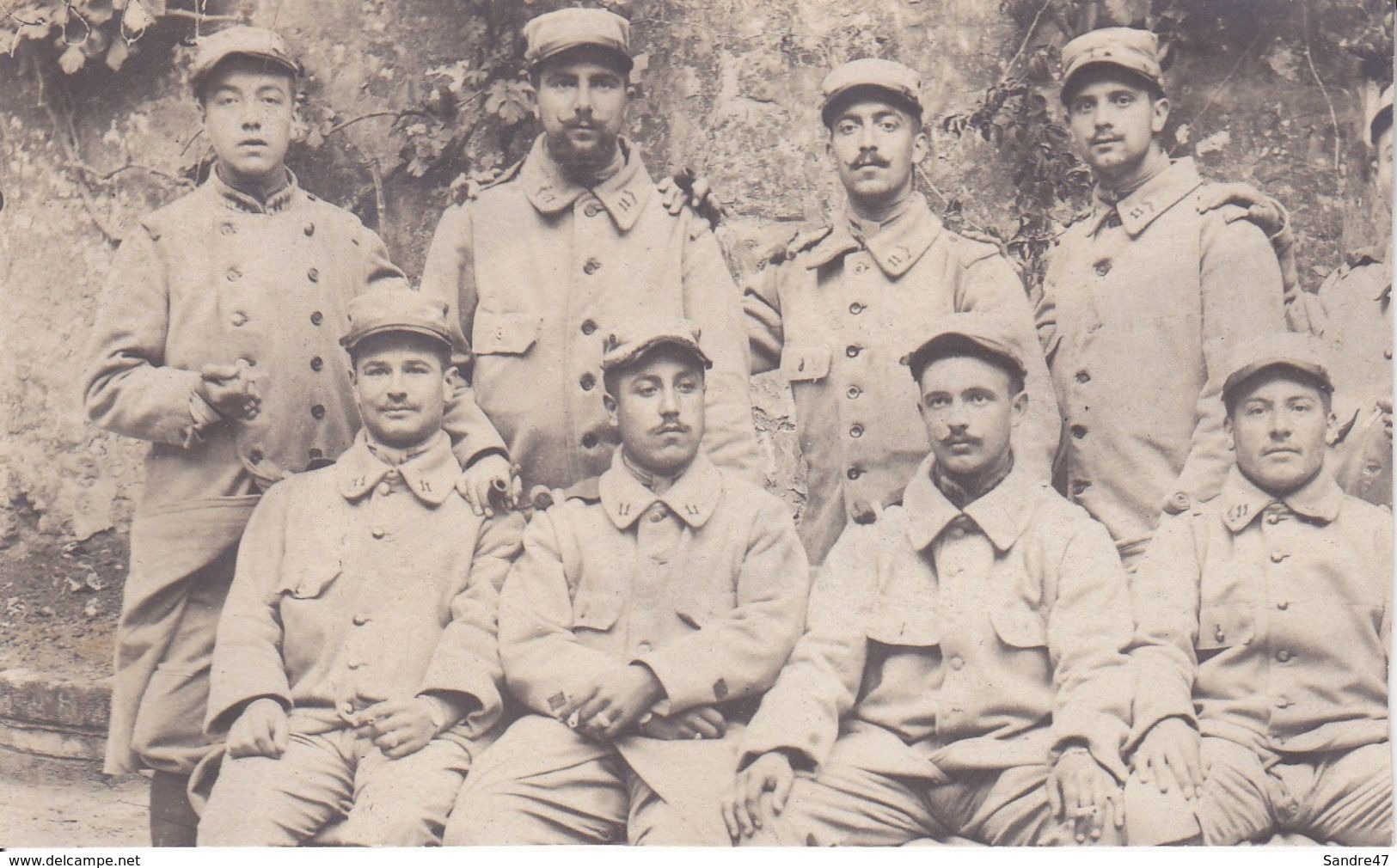 CPA MILITARIA  Guerre 1914-18. Photo De Groupe. ..G122 - A Identifier