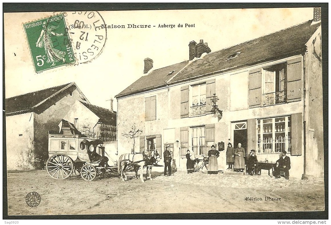 Oissery-Maison Dheure-Auberge Du Pont - Autres & Non Classés