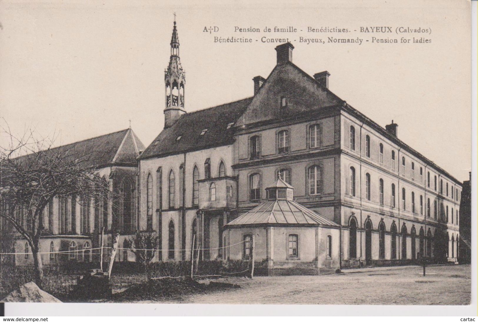 D14 - BAYEUX - PENSION DE FAMILLE BENEDICTINES - Bayeux