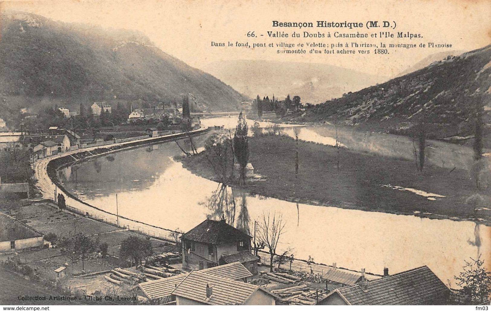 Besançon Historique MD Leroux 66 Casamène Velotte - Besancon