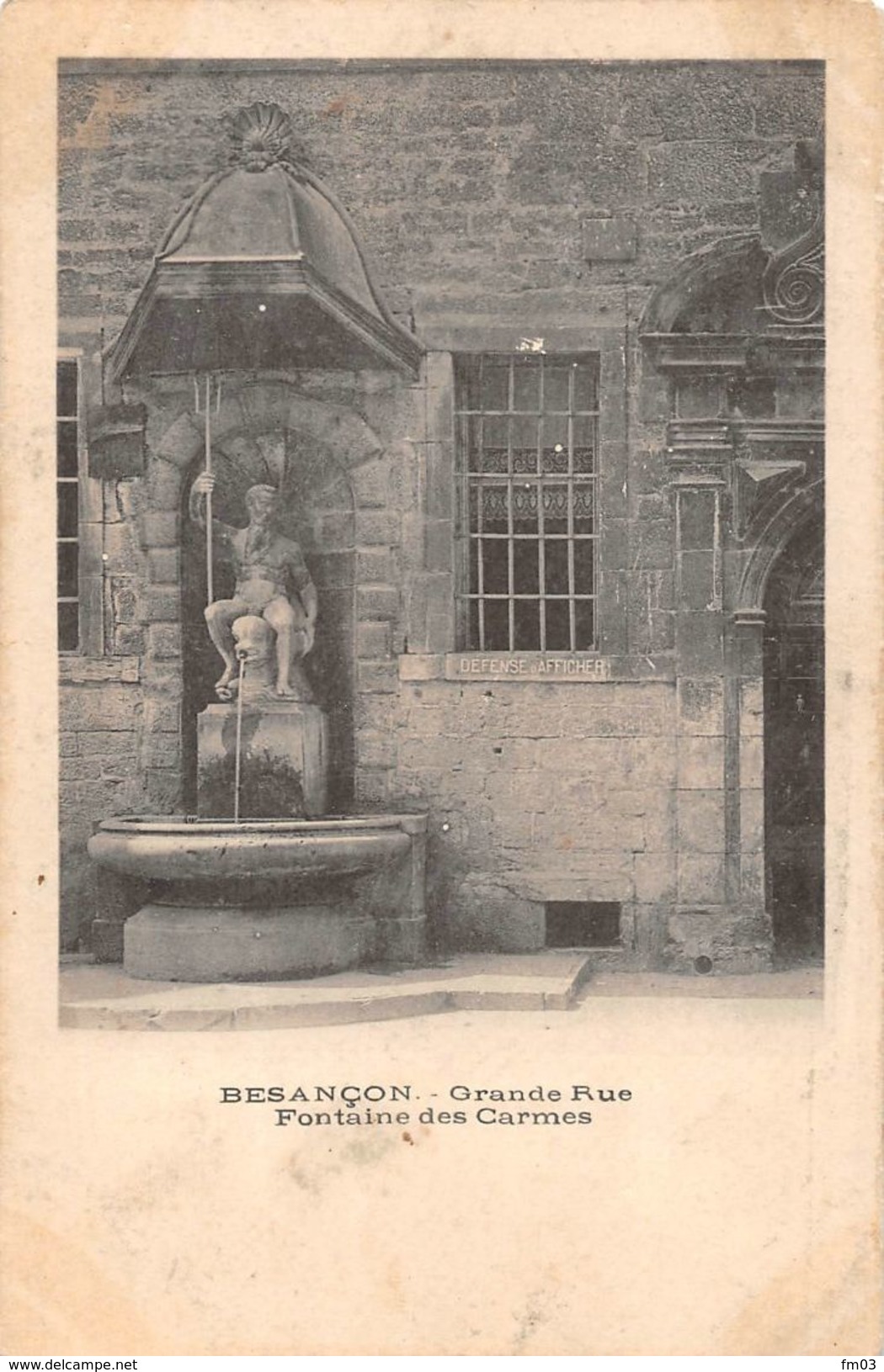 Besançon Fontaine Des Carmes - Besancon