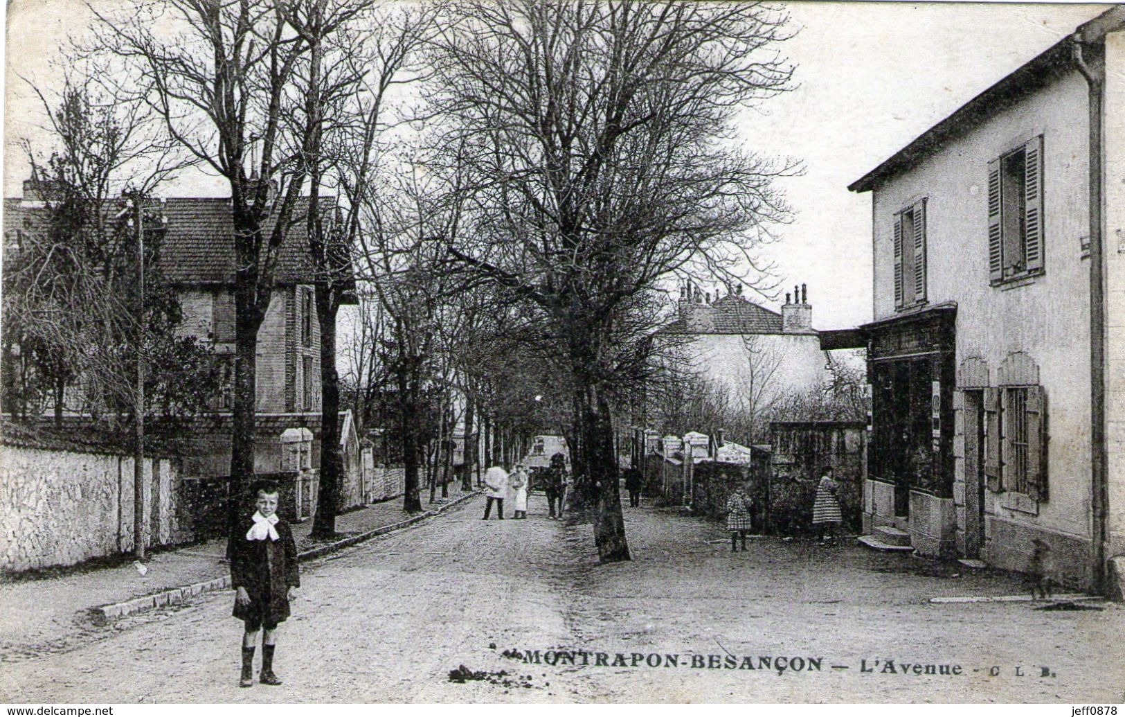 25 - DOUBS - MONTRAPON BESANCON - L'Avenue - 1919 - Très Bon état - Autres & Non Classés