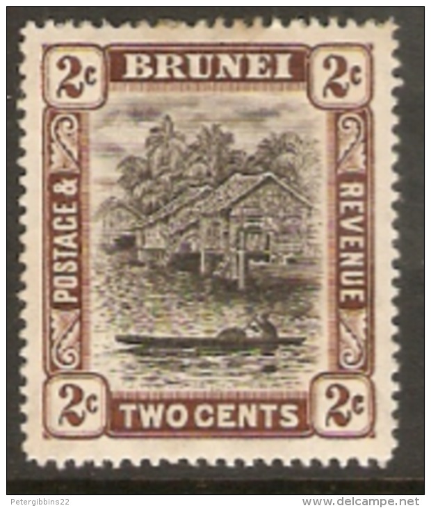 Briunei 1908 SG 36 2c  Mounted Mint - Brunei (...-1984)