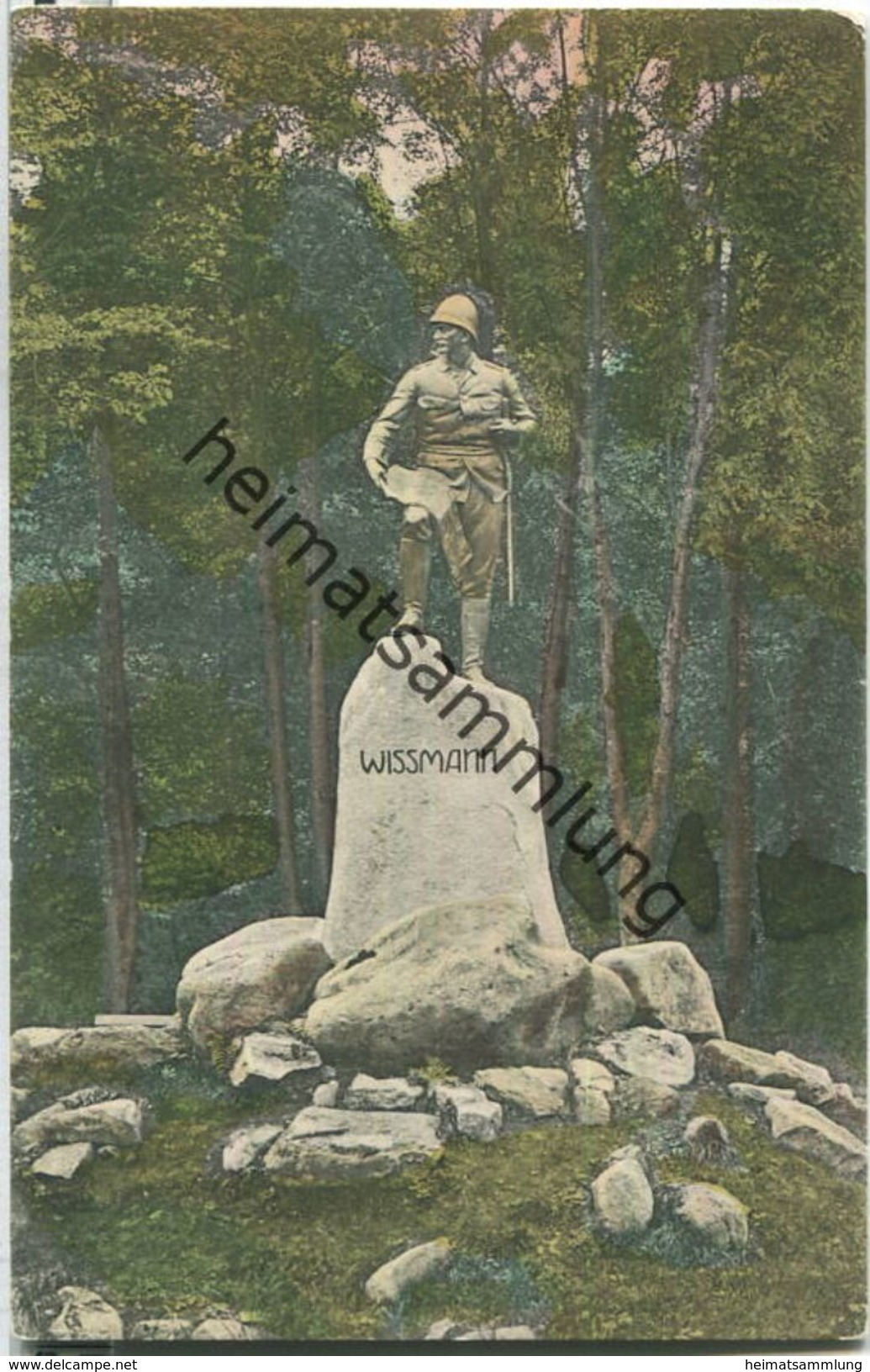 Bad Lauterberg - Wissmann Denkmal Im Kurpark - Verlag Stengel & Co. Dresden - Bad Lauterberg