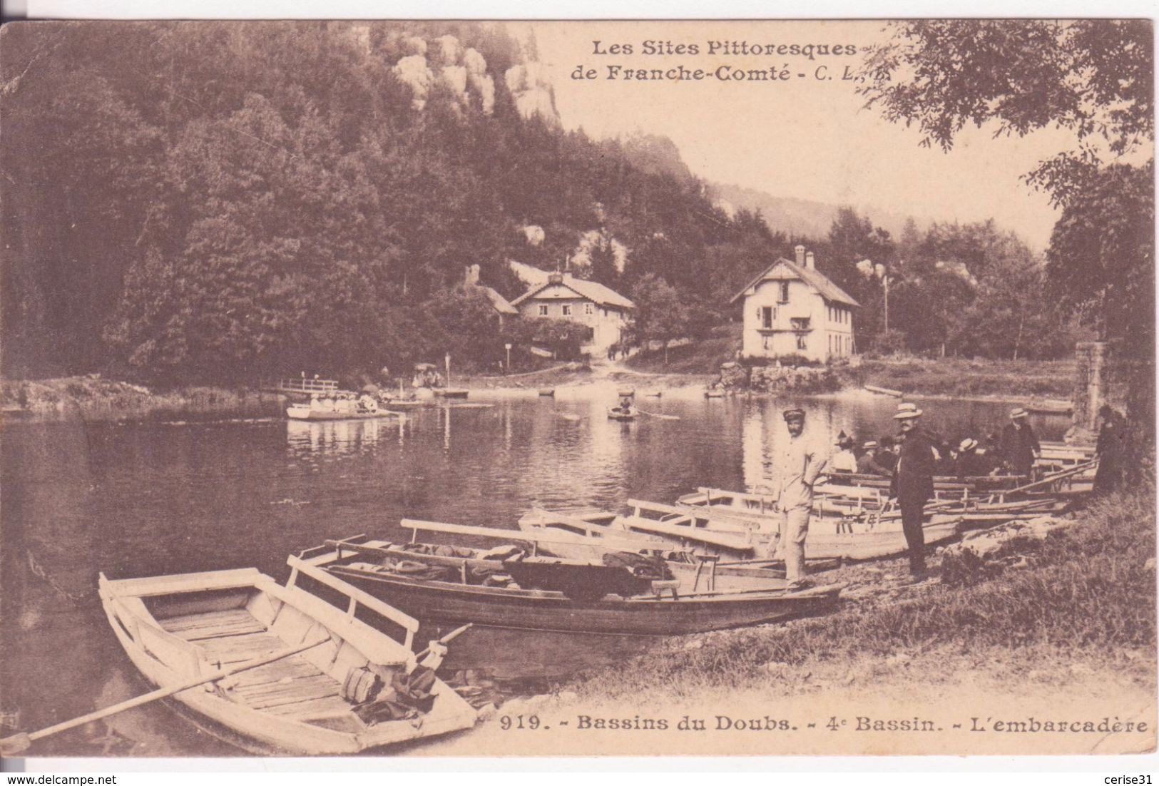 CPA - 919. Bassin De DOUBS - 4e Bassin L'embarcadère - Autres & Non Classés