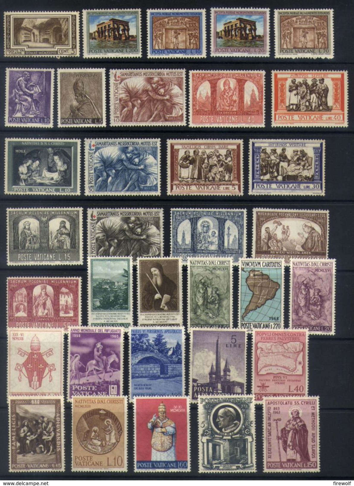 D31 - Vatican City - Mixed Lot Unused - Religion - Collections