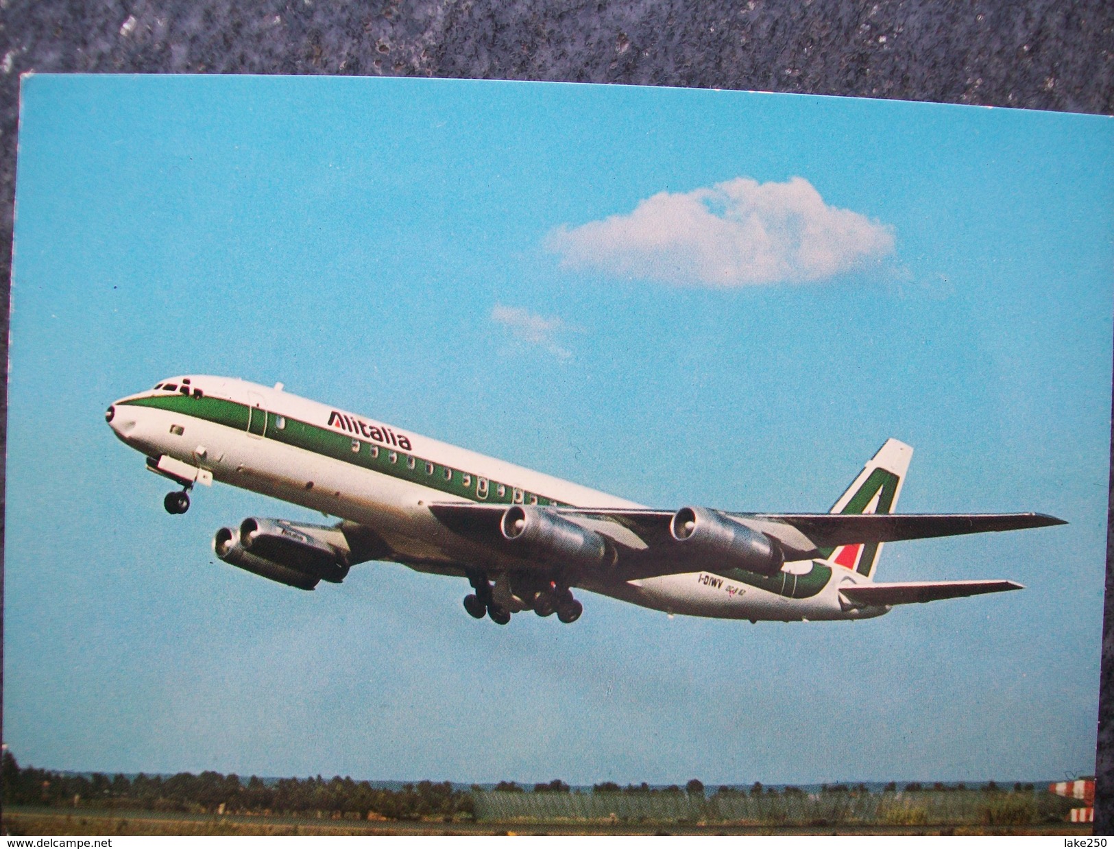 DOUGLAS DC8  ALITALIA  I-DIWV  Compagnia Italiana - 1946-....: Moderne