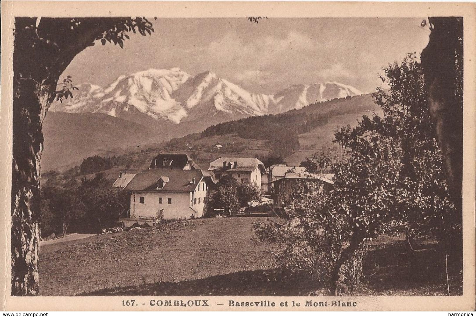 167 COMBLOUX BASSEVILLE ET LE MONT BLANC - Combloux