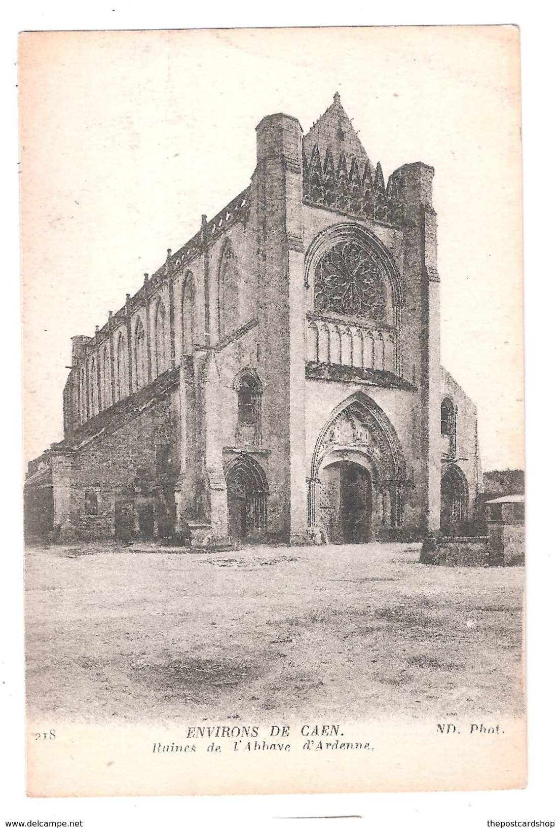 CPA 14 Environs De Caen RUINES DE L'ABBAYE D'ARDENNE Non Voyage Acheter Immédiatement - Caen