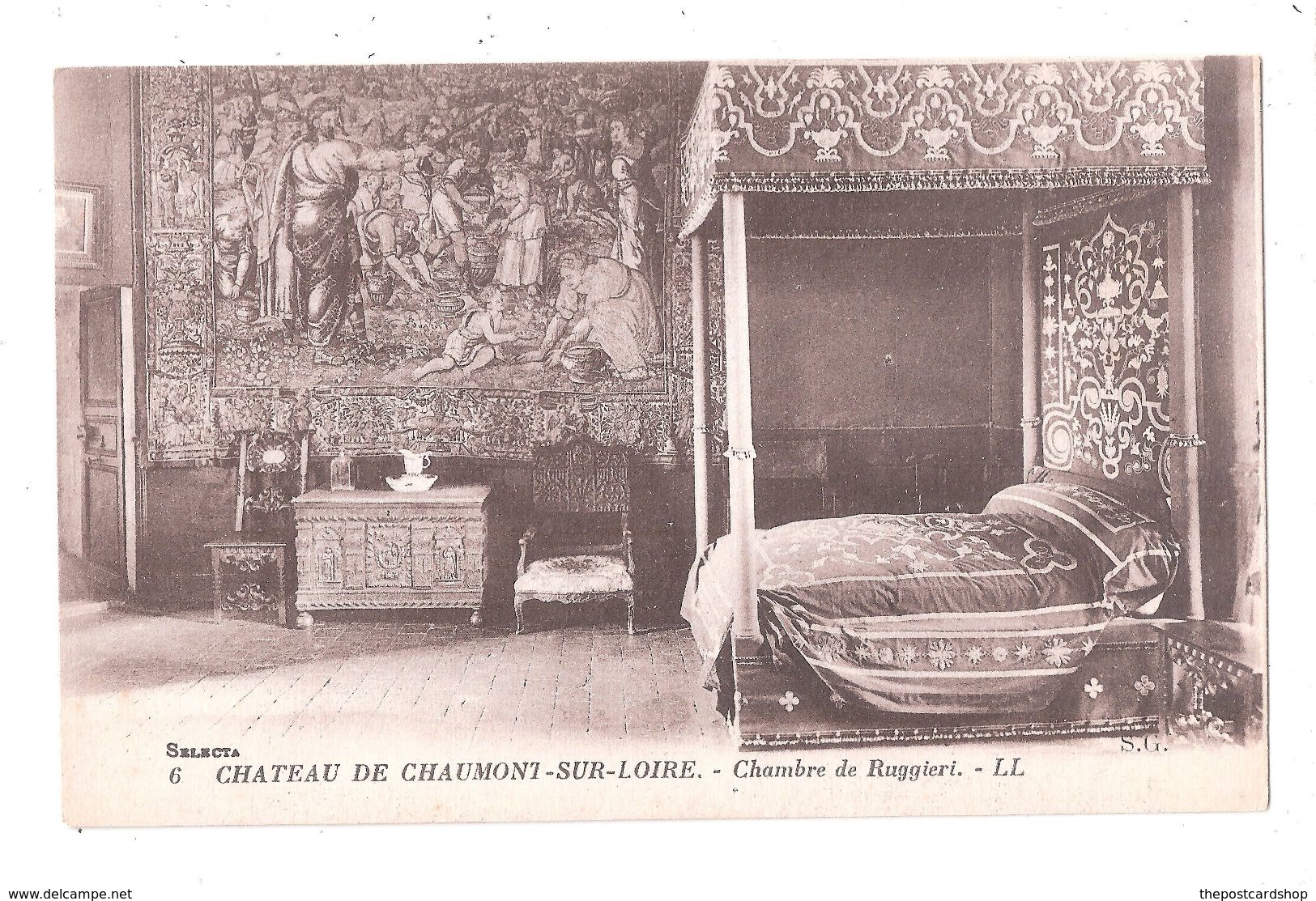 CPA 41 CHATEAU DE CHAUMONT SUR LOIRE CHAMBRE DE RUGGIERI LL No.6 SELECTA Acheter Immédiatement&#x200B; - Autres & Non Classés