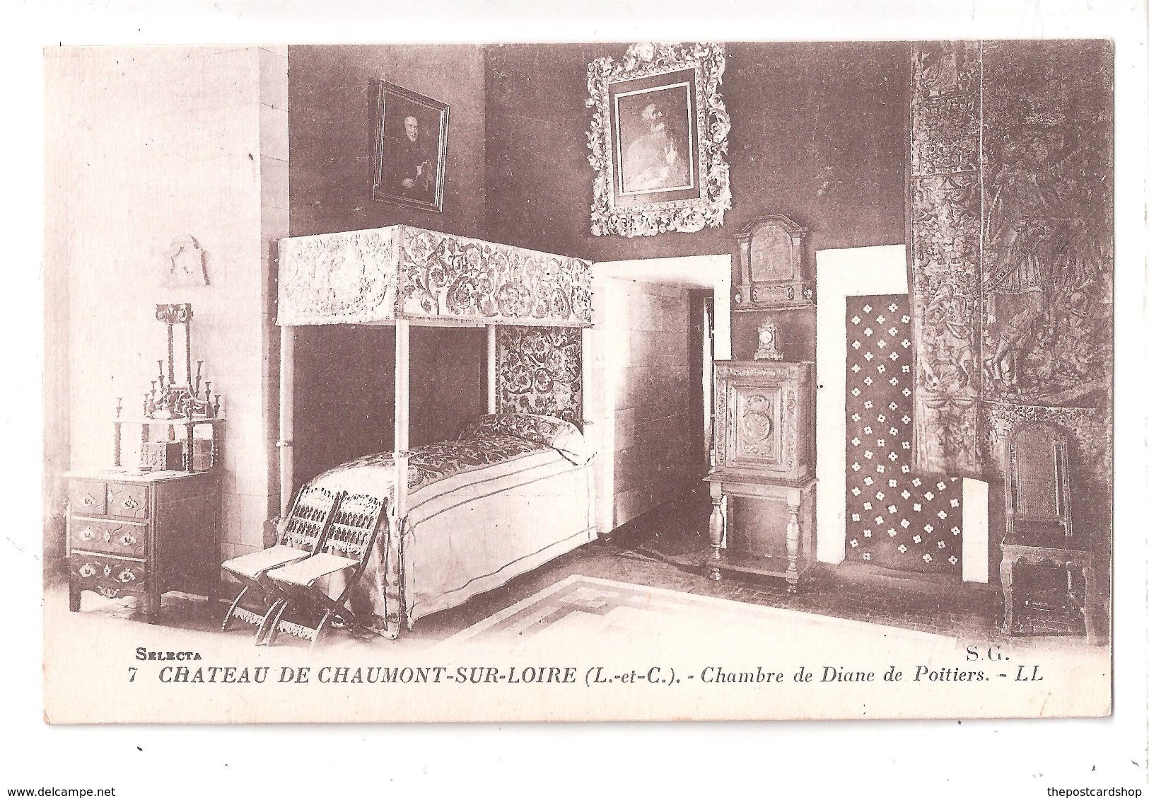 CPA 41 CHATEAU DE CHAUMONT SUR LOIRE CHAMBRE DE DIANE DE POITIERS No.7 Acheter Immédiatement&#x200B; - Autres & Non Classés