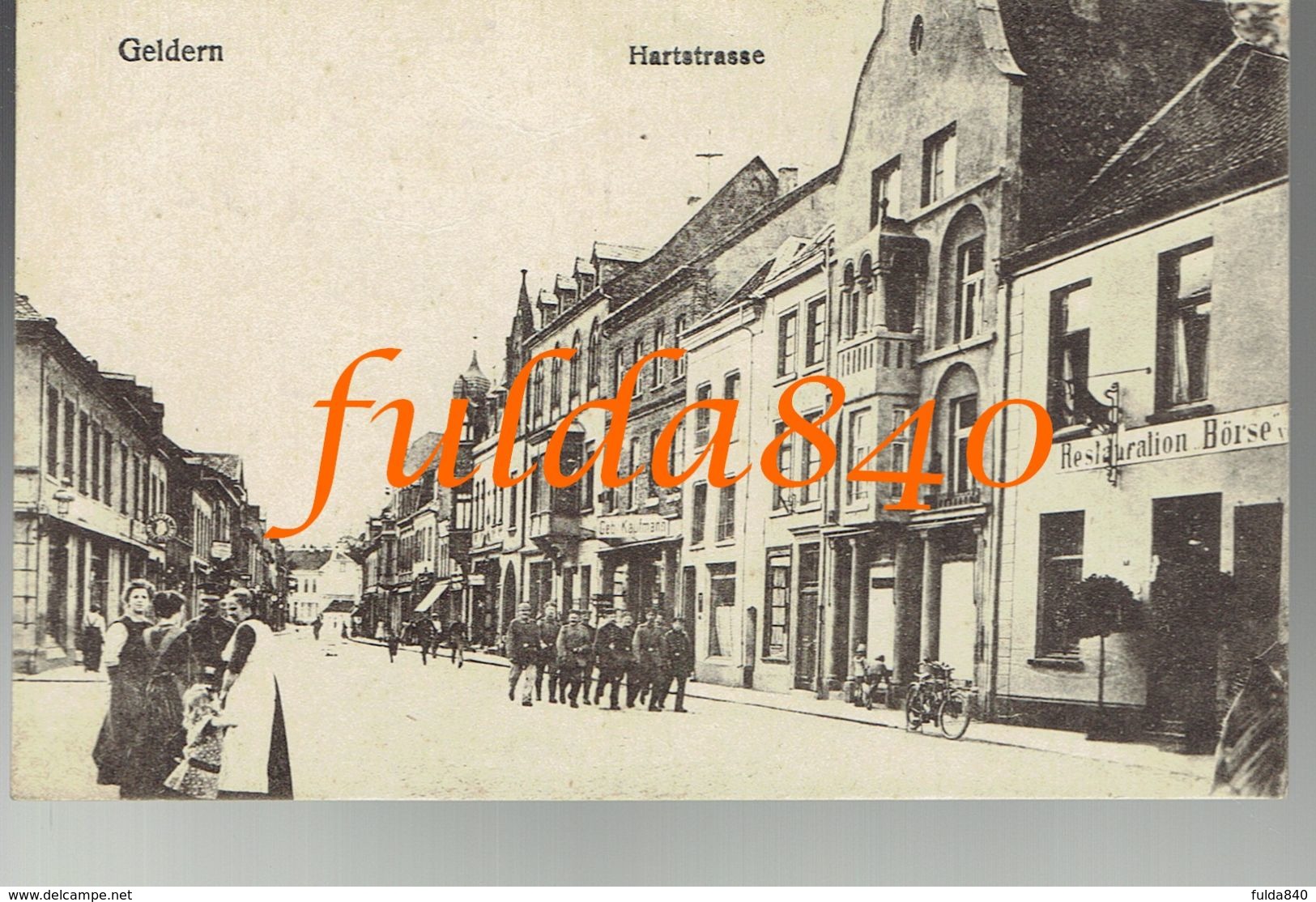 CPA     GELDERN.   Hartstrasse.   1919.  (animée) - Geldern