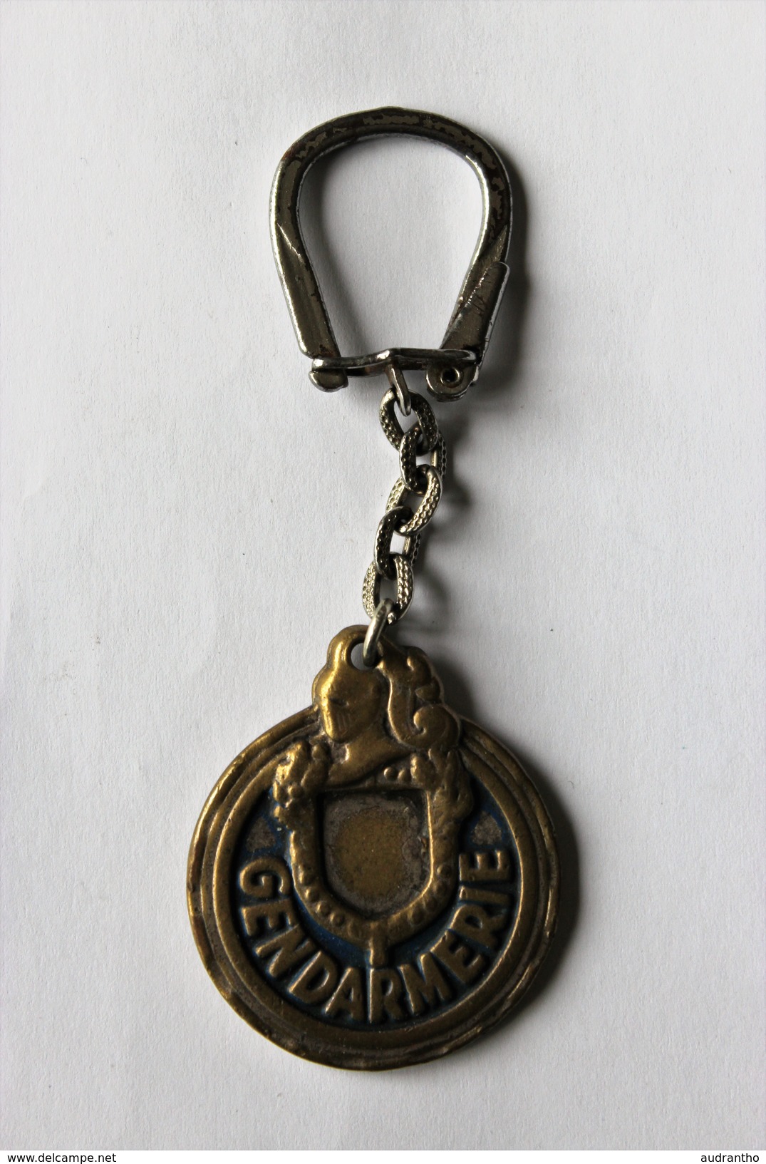 Escadron Motocycliste Garde Républicaine Gendarmerie Moto Ancienne Médaille Insigne Porte Clefs - Police