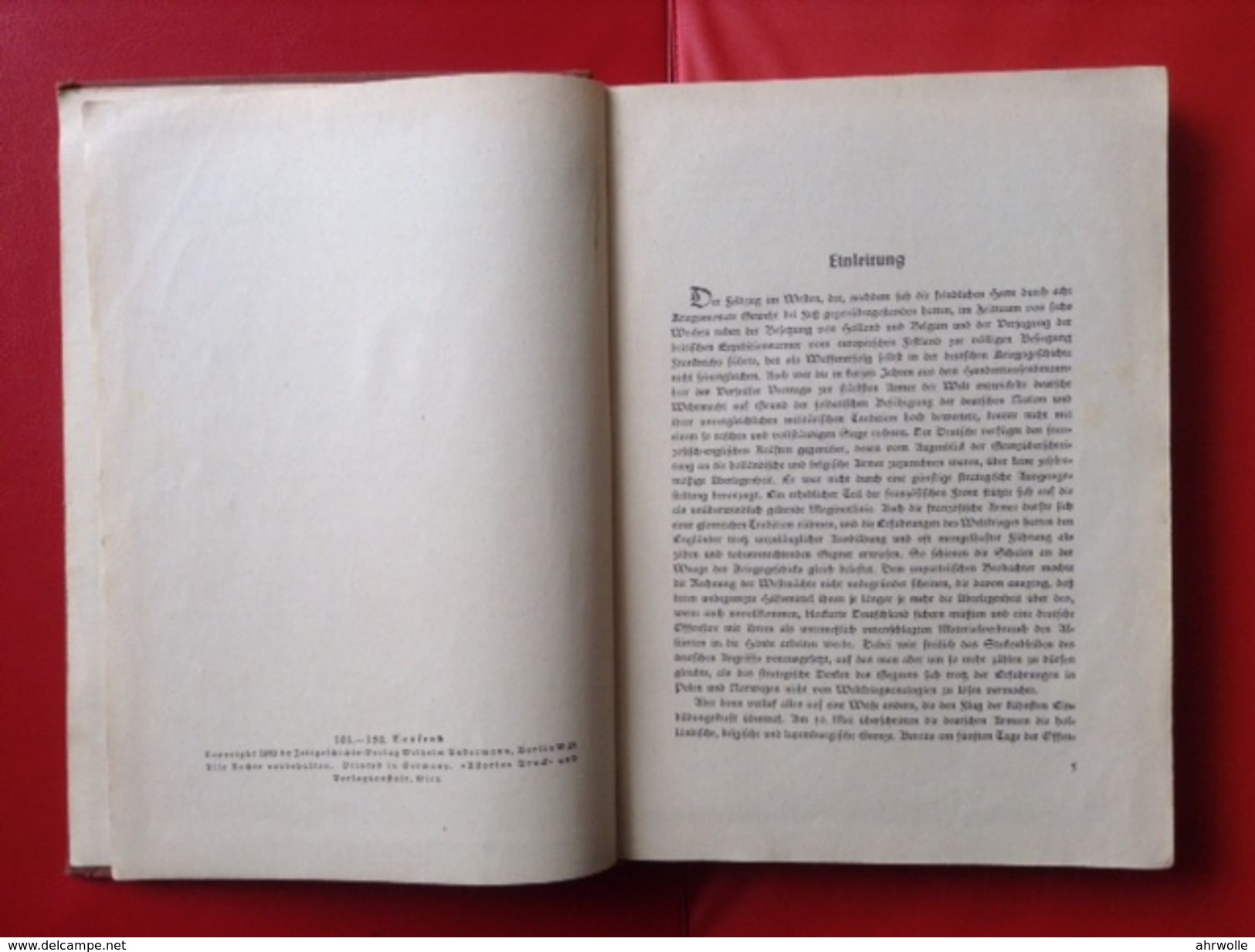 Buch Sieg über Frankreich Zeitgeschichte Verlag Wilhelm Andermann 1940 WW2 - Deutsch