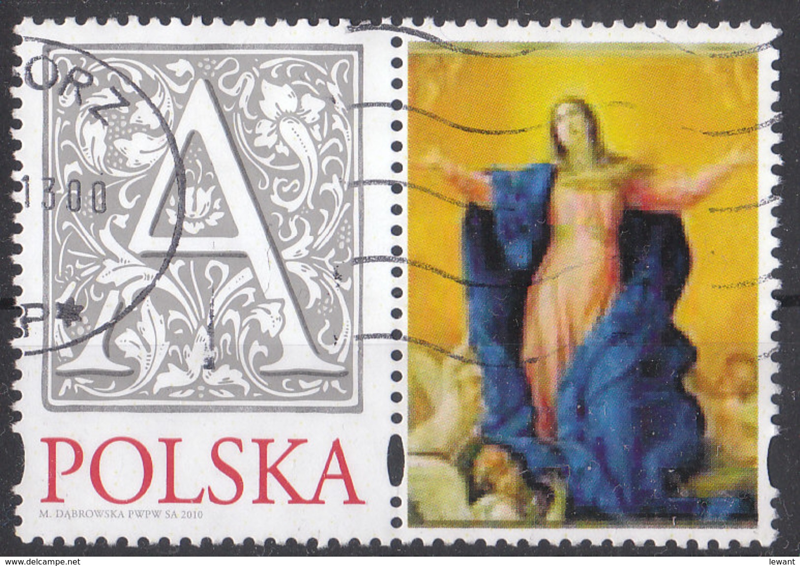 POLAND Personalized Stamp Fi 4349 - Raciborz - Our Lady - Used - Gebraucht