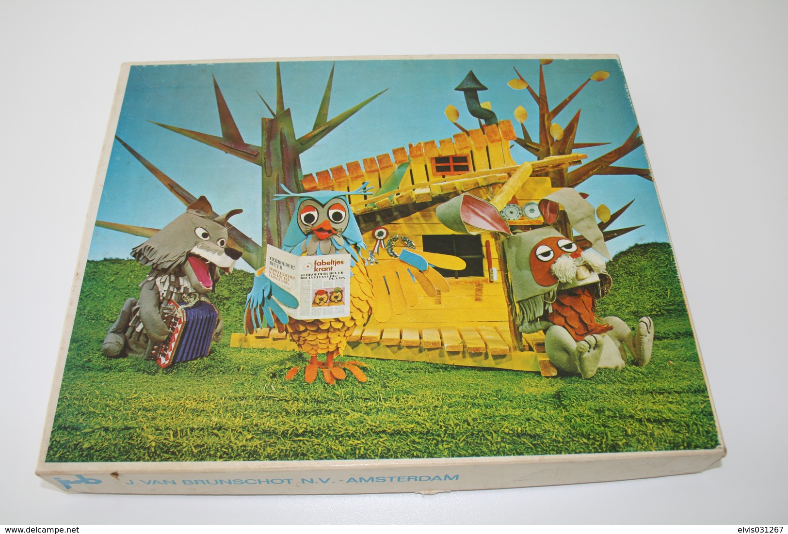 Vintage FABELTJESKRANT : Puzzel - J. Van Brunschot NV - 1968 - - Figurines