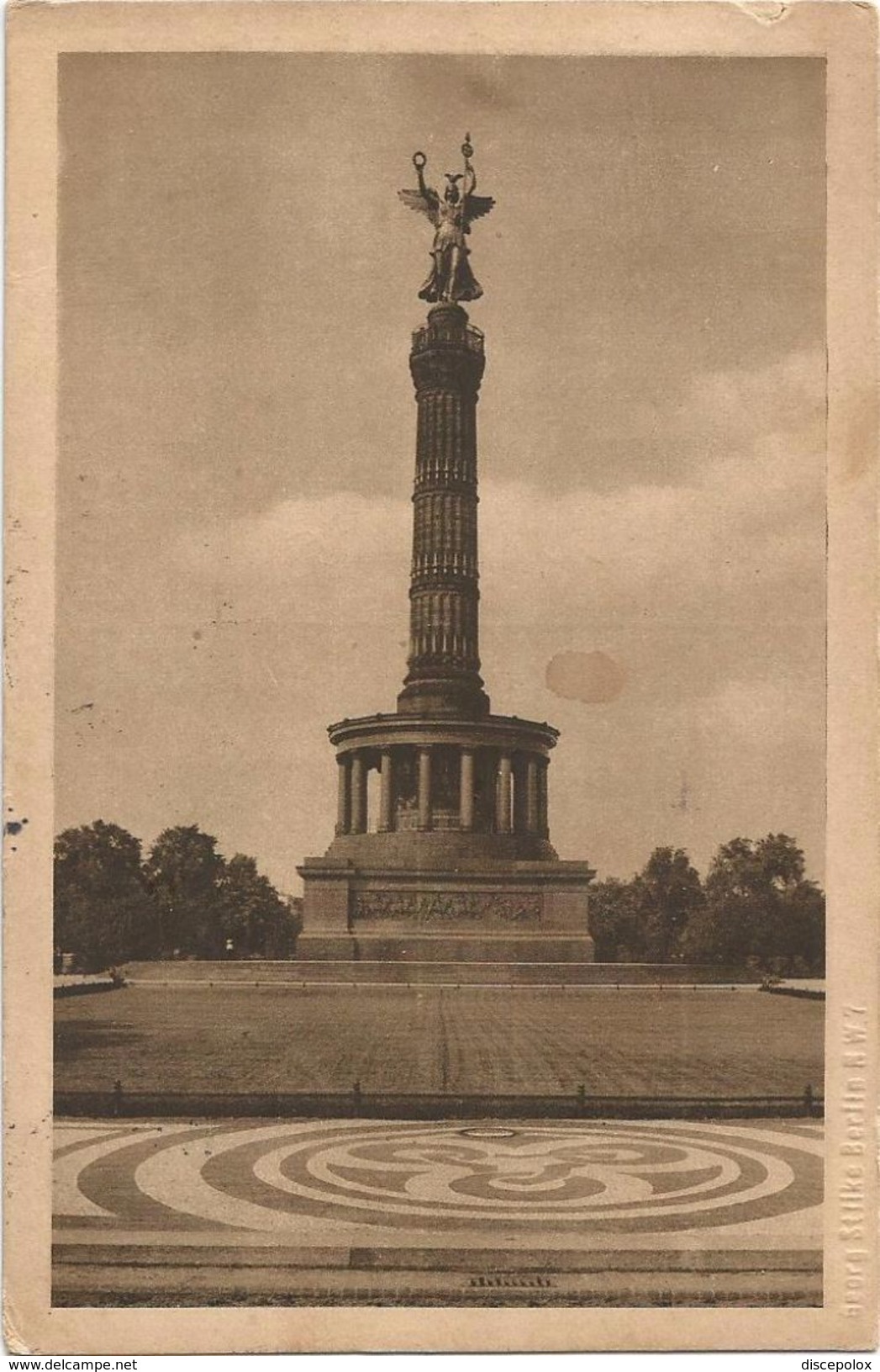 Z3282 Berlin - Siegessaule / Viaggiata 1913 - Tiergarten