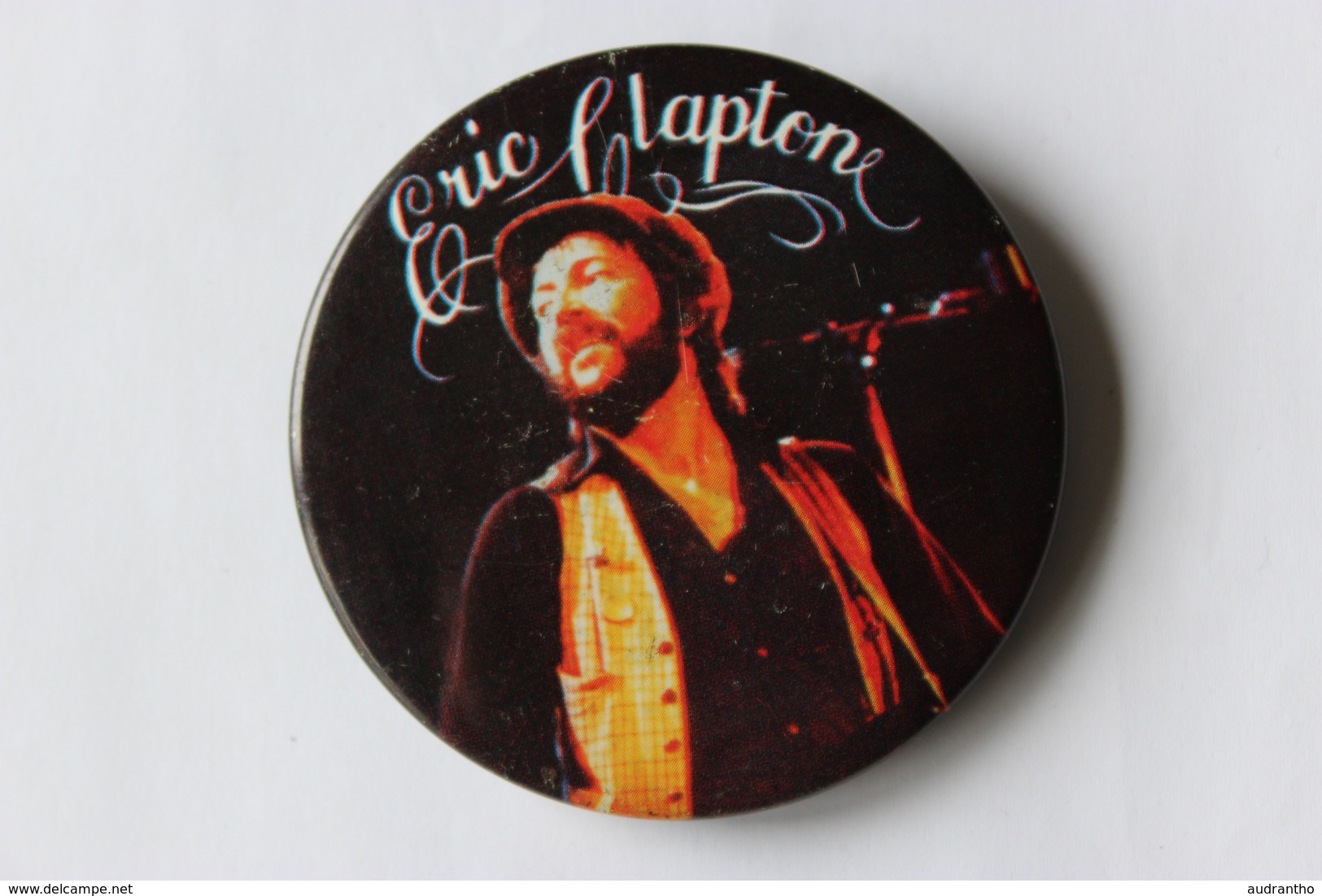 Rare Grand Badge Vintage Eric CLAPTON Années 70 - Varia