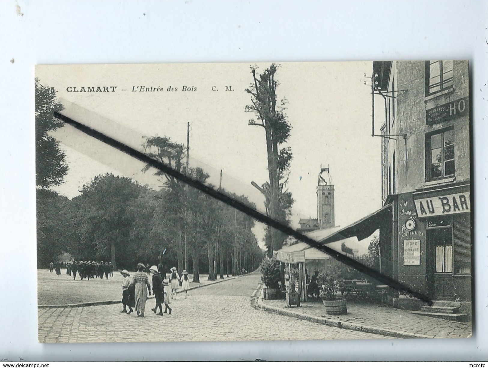 CPA  Rétrécit - Clamart   -  L'Entrée Du Bois - Clamart