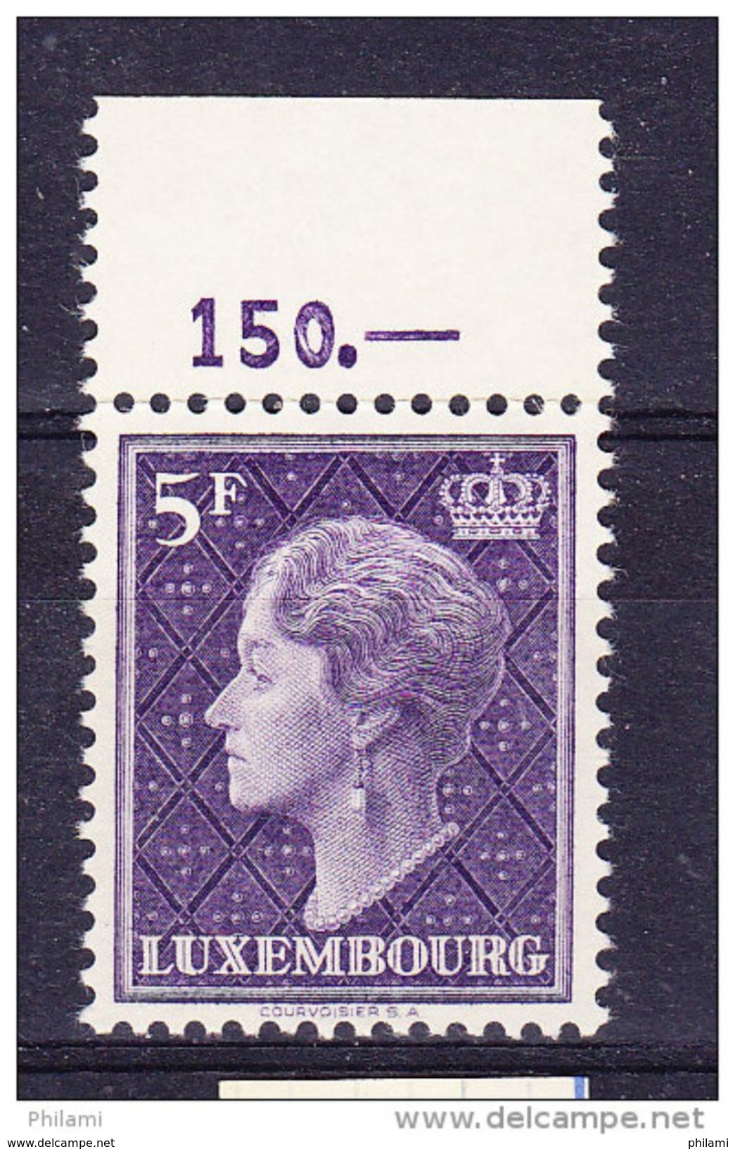 LUXEMBOURG Y&T 547 ** MNH. (4N135) - 1948-58 Charlotte Left-hand Side