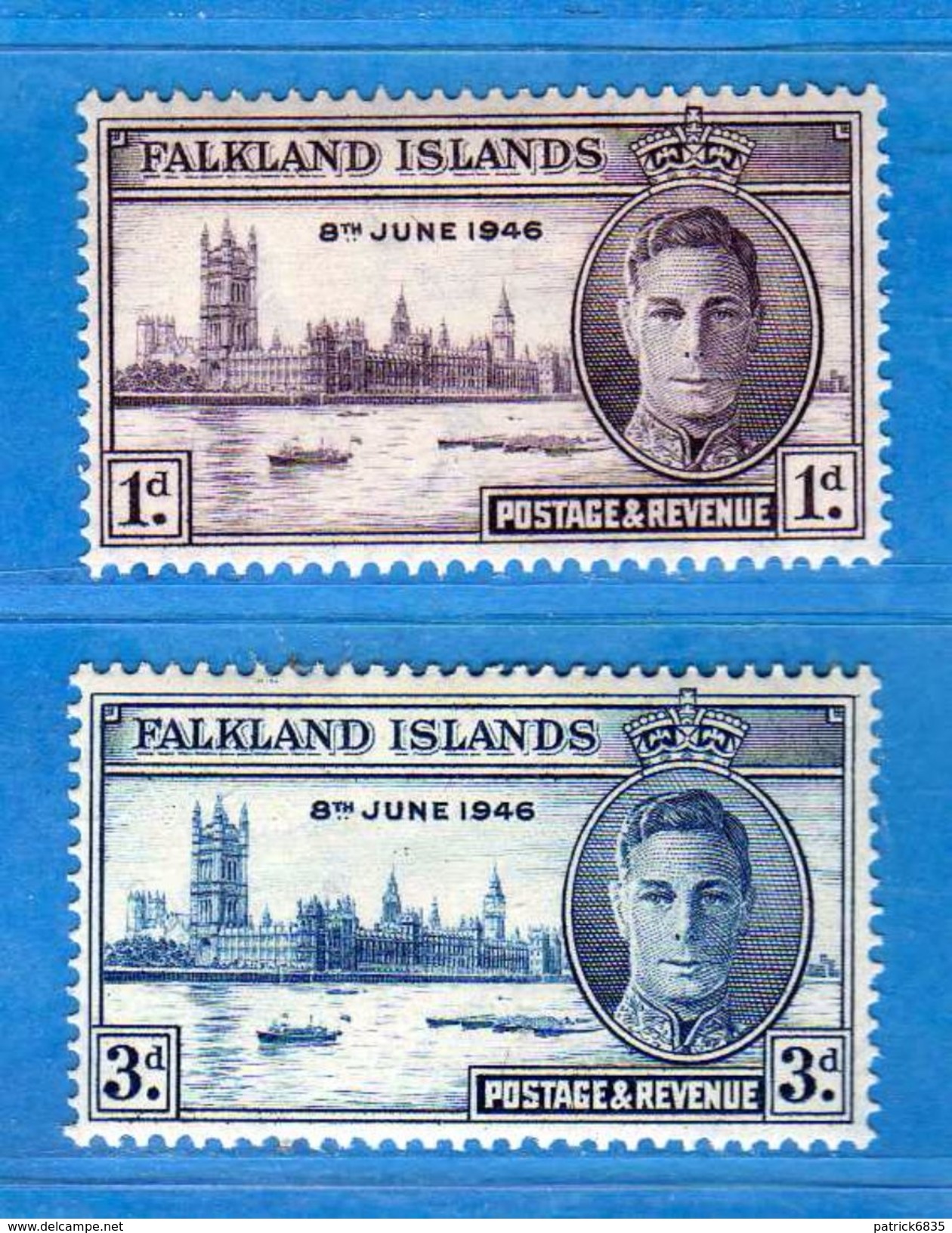 Ref.(MN1) FALKLAND ISLANDS **-1946 - ANNIVERSAIRE De La VICTOIRE Yvert. 93-94. MNH.   Vedi Descrizione. - Falkland