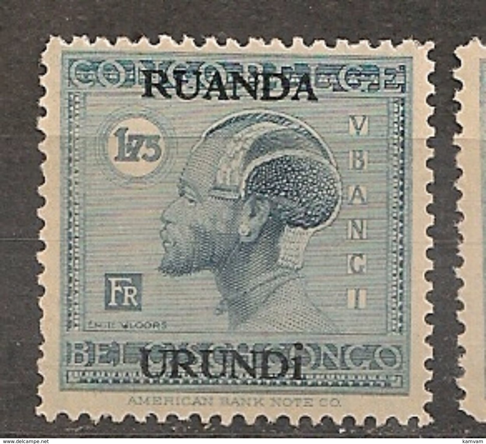 CONGO RUANDA URUNDI 75 1f75 MNH NSCH ** - Nuevos