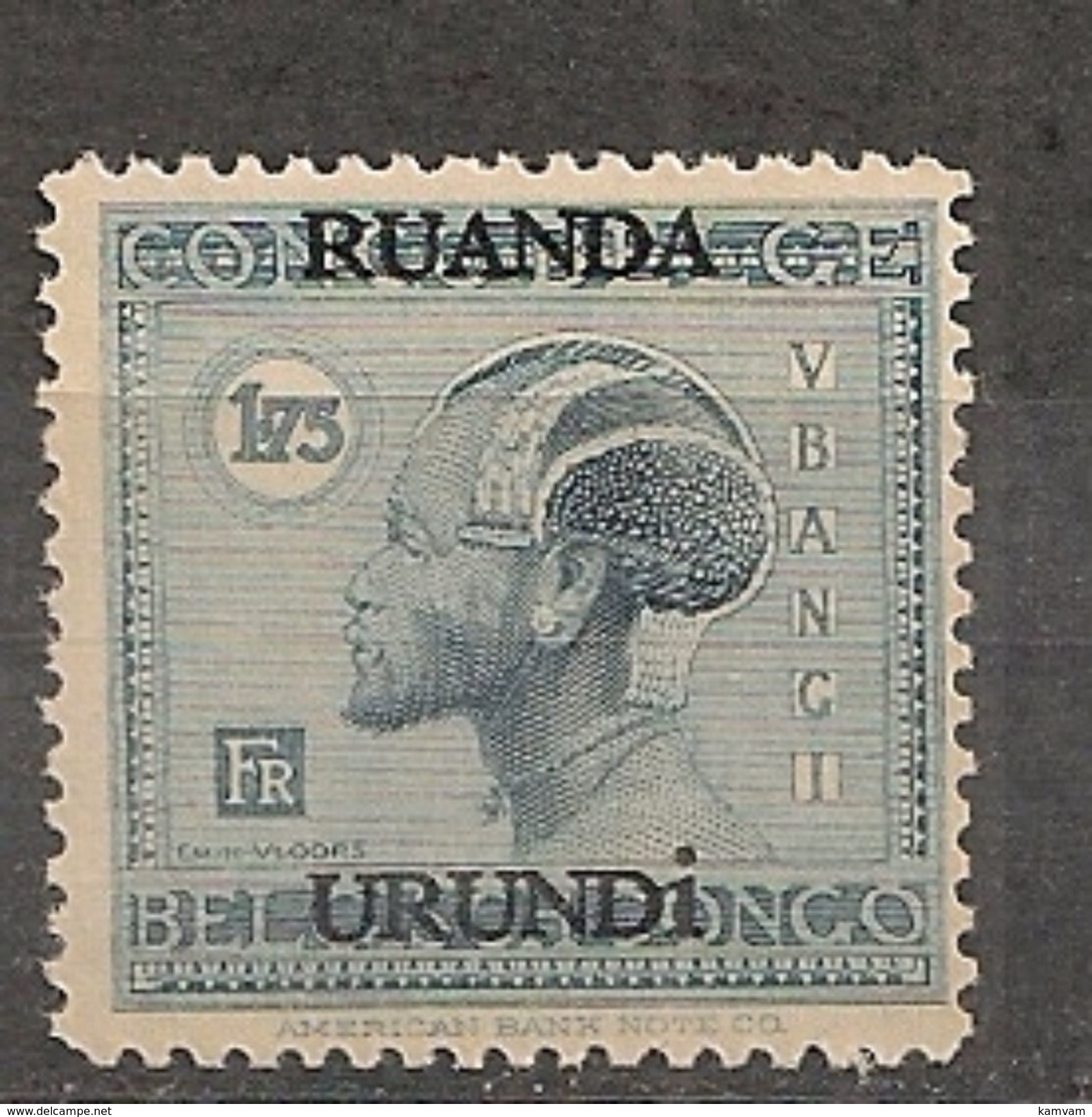 CONGO RUANDA URUNDI 75 1f75 MNH NSCH ** - Unused Stamps