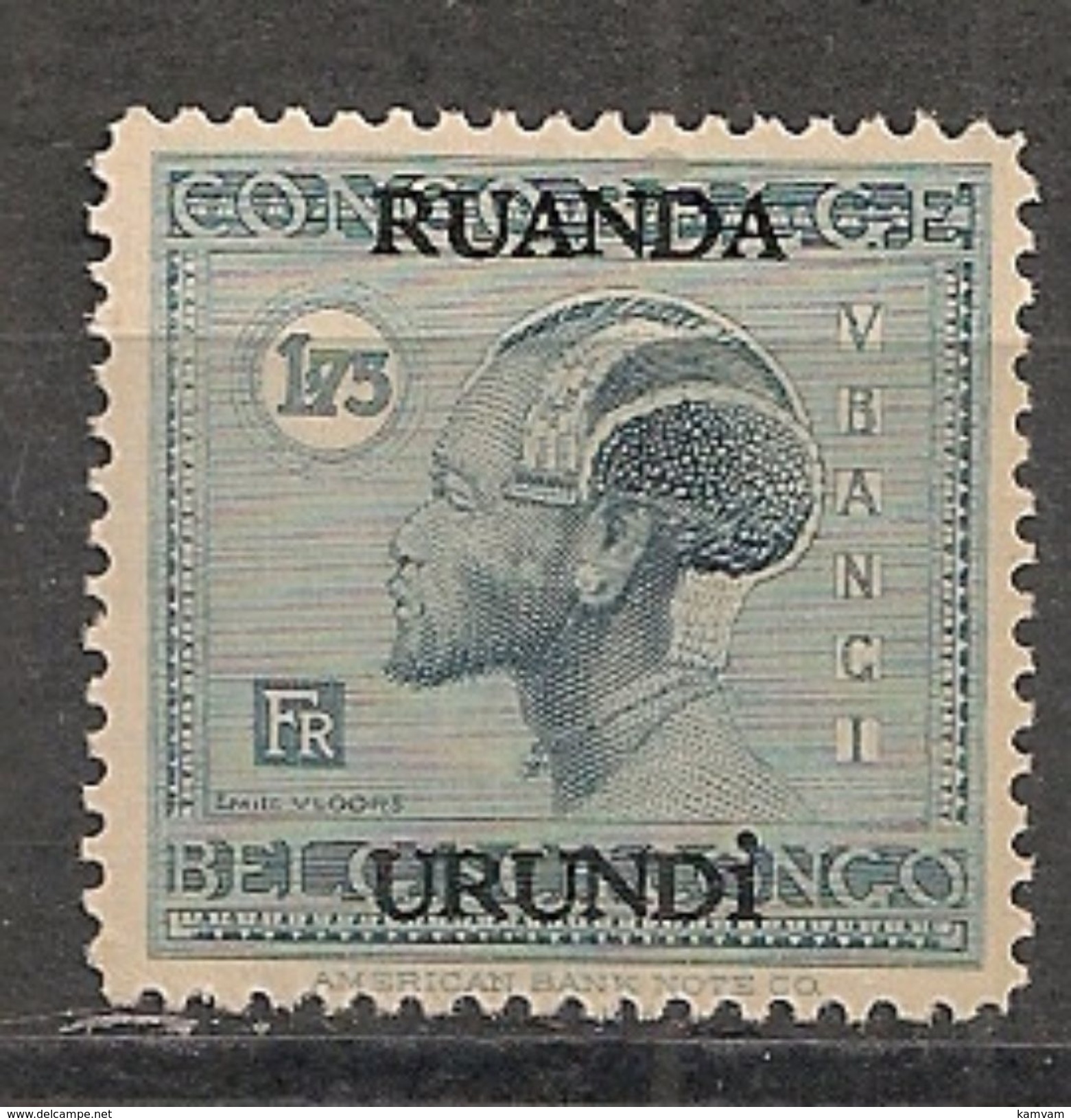 CONGO RUANDA URUNDI 75 1f75 MNH NSCH ** - Unused Stamps