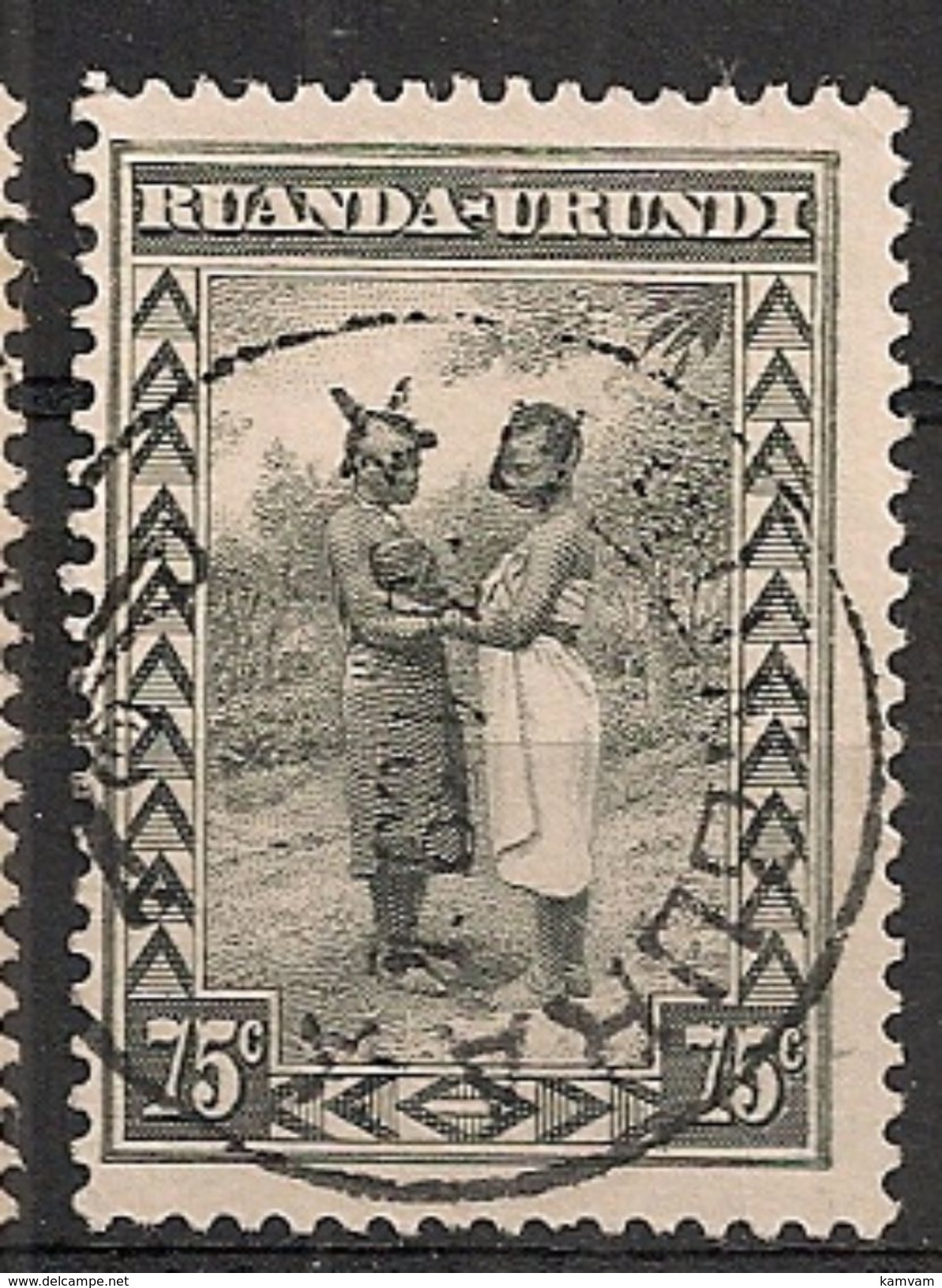 CONGO RUANDA URUNDI 98 USUMBURA - Used Stamps