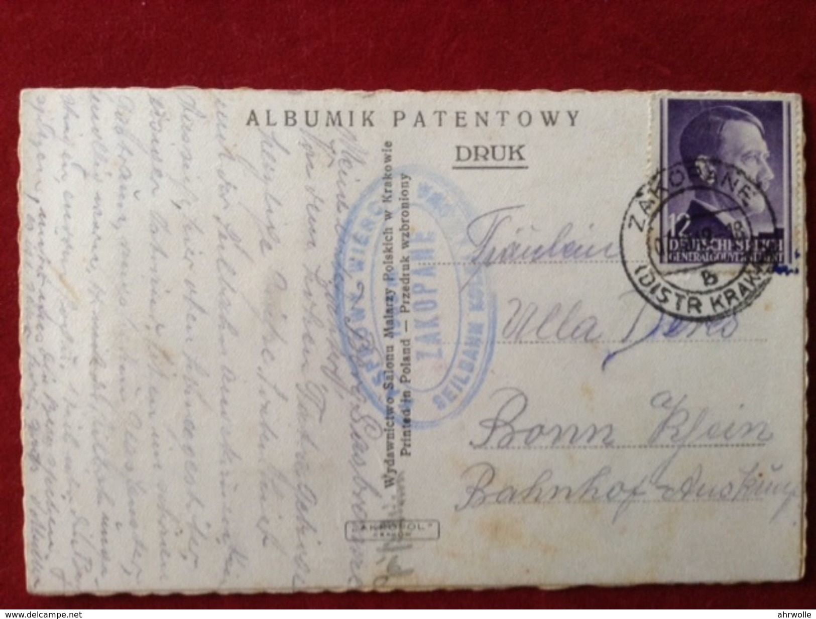 AK Polen Zakopane Leporello Pozdrowienie Tatr 1942 Generalgouverment - Pologne