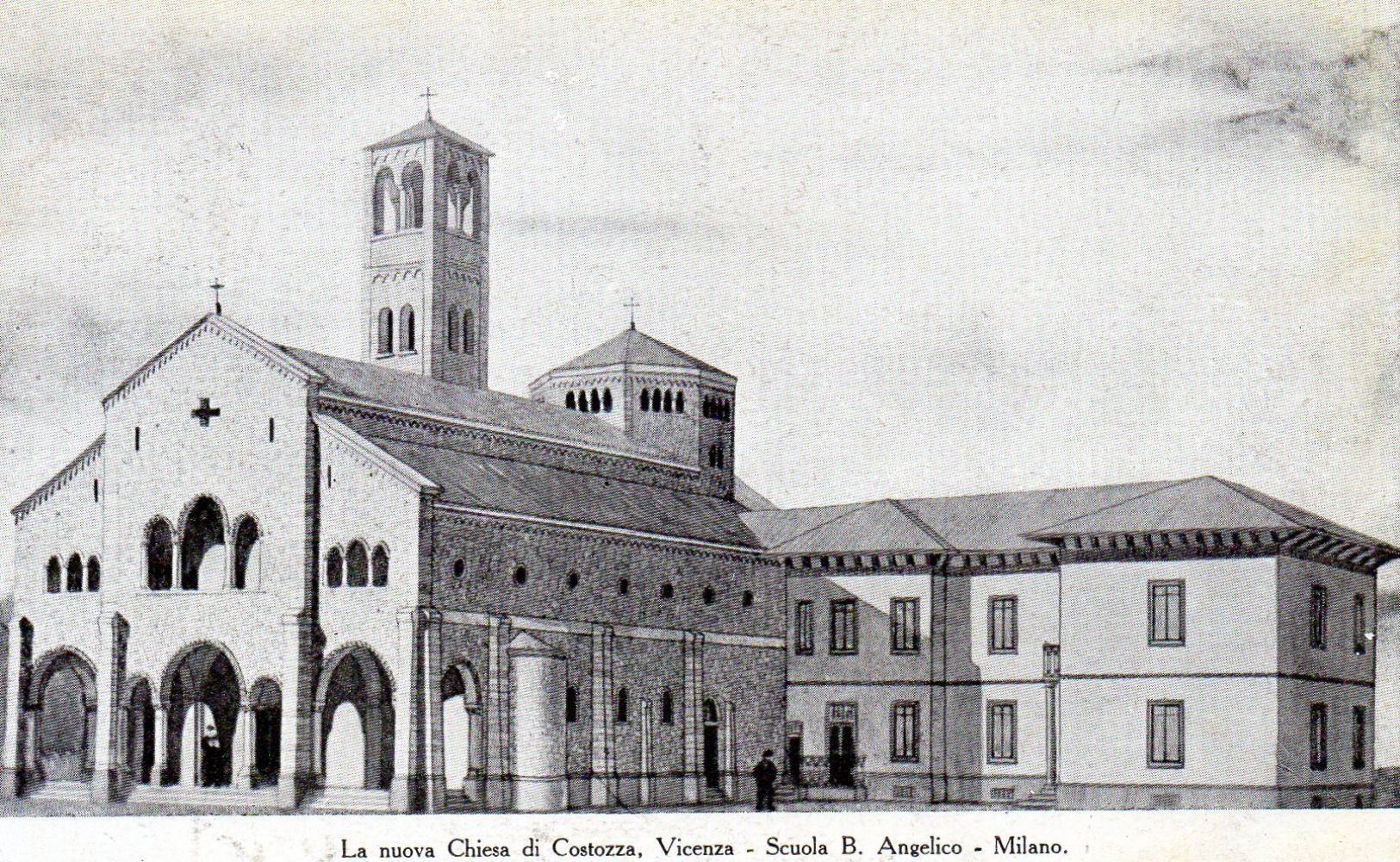 COSTOZZA - LA NUOVA CHIESA - VICENZA - VIAGGIATA - Vicenza