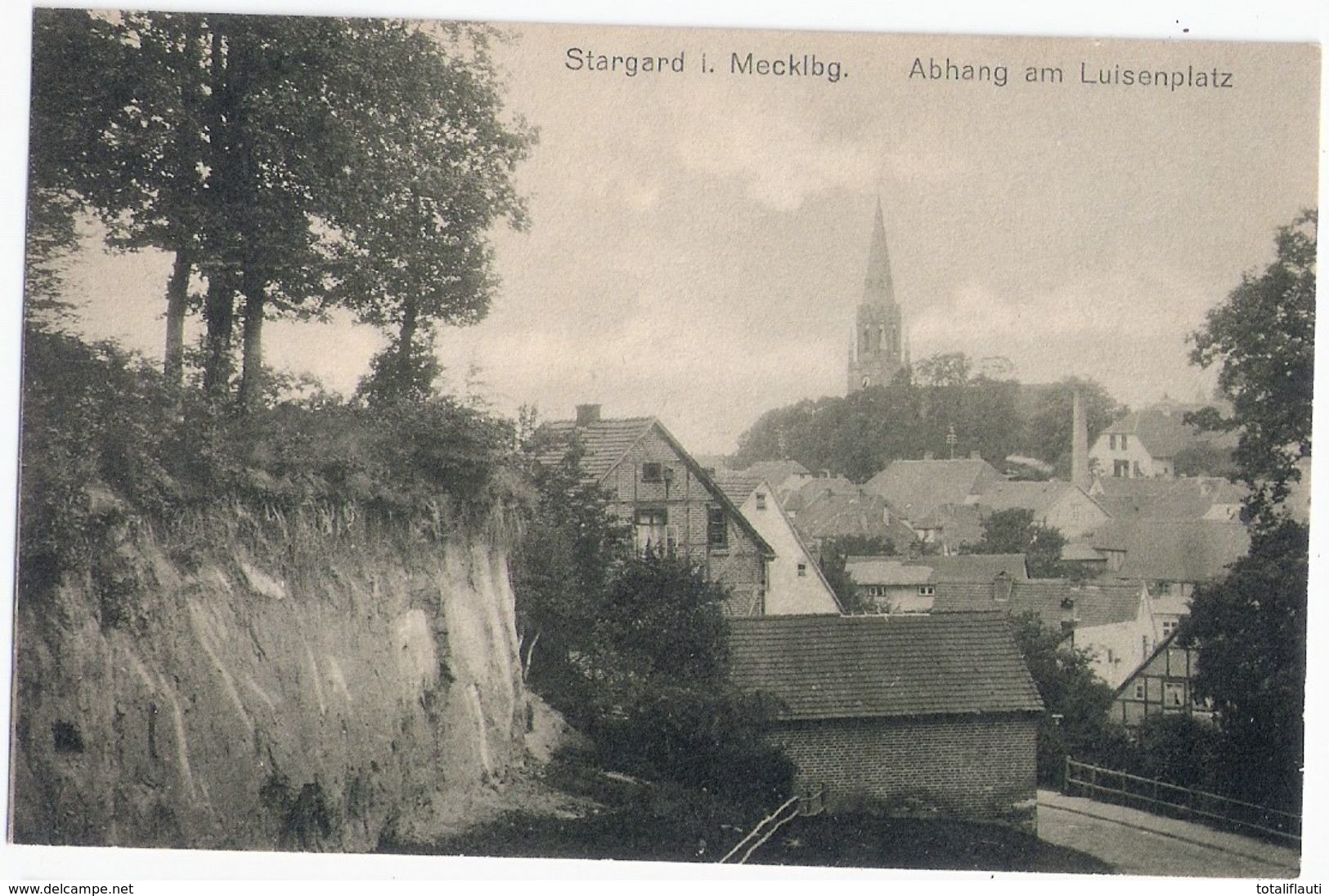 BURG STARGARD Mecklenburg Abhang Am Luisenplatz TOP-Erhaltung Ungelaufen - Neubrandenburg