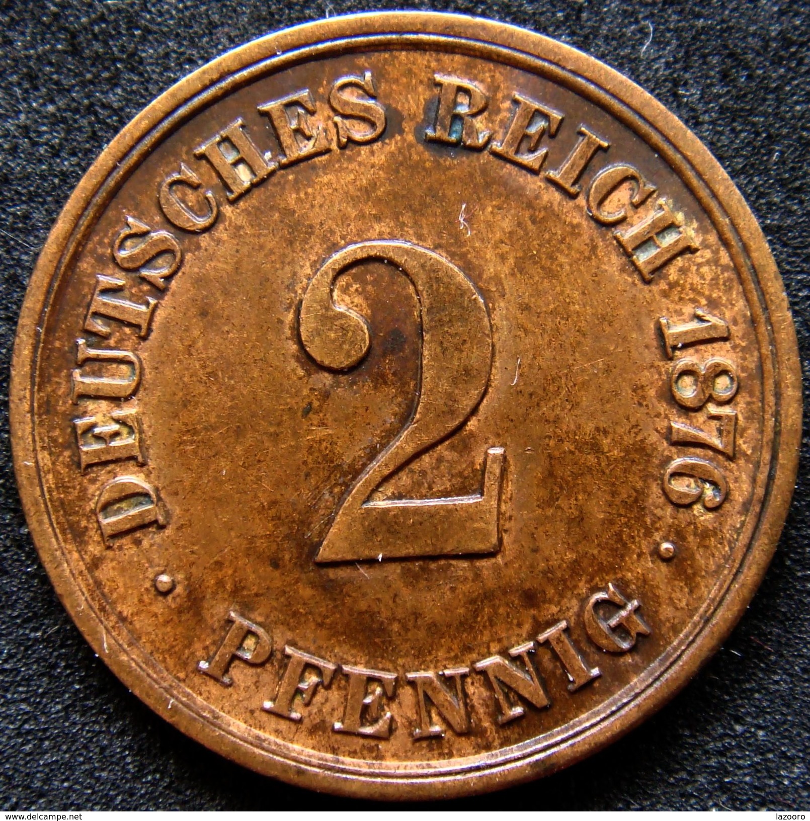 LaZooRo: Germany 2 Pfennig 1876 A UNC - 2 Pfennig