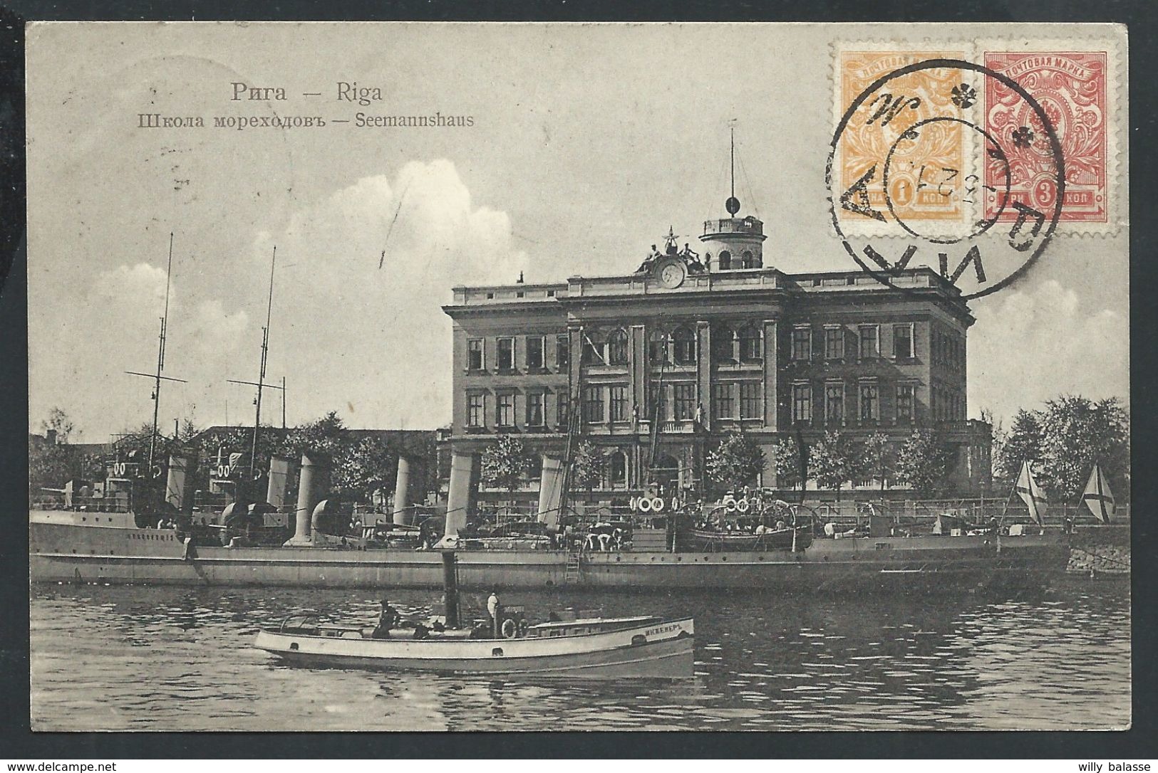 +++ CPA - Lettonie - Russie - RIGA - Seemannshaus   // - Lettonie